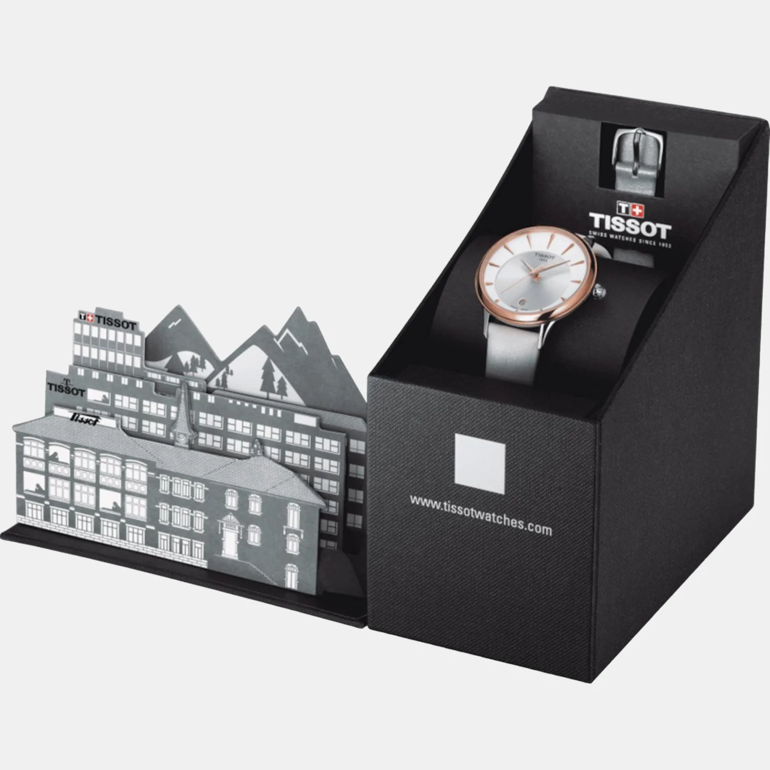 Odaci-T Women Quartz White Dial Analog Leather Watch T1332102603100 - Image 2