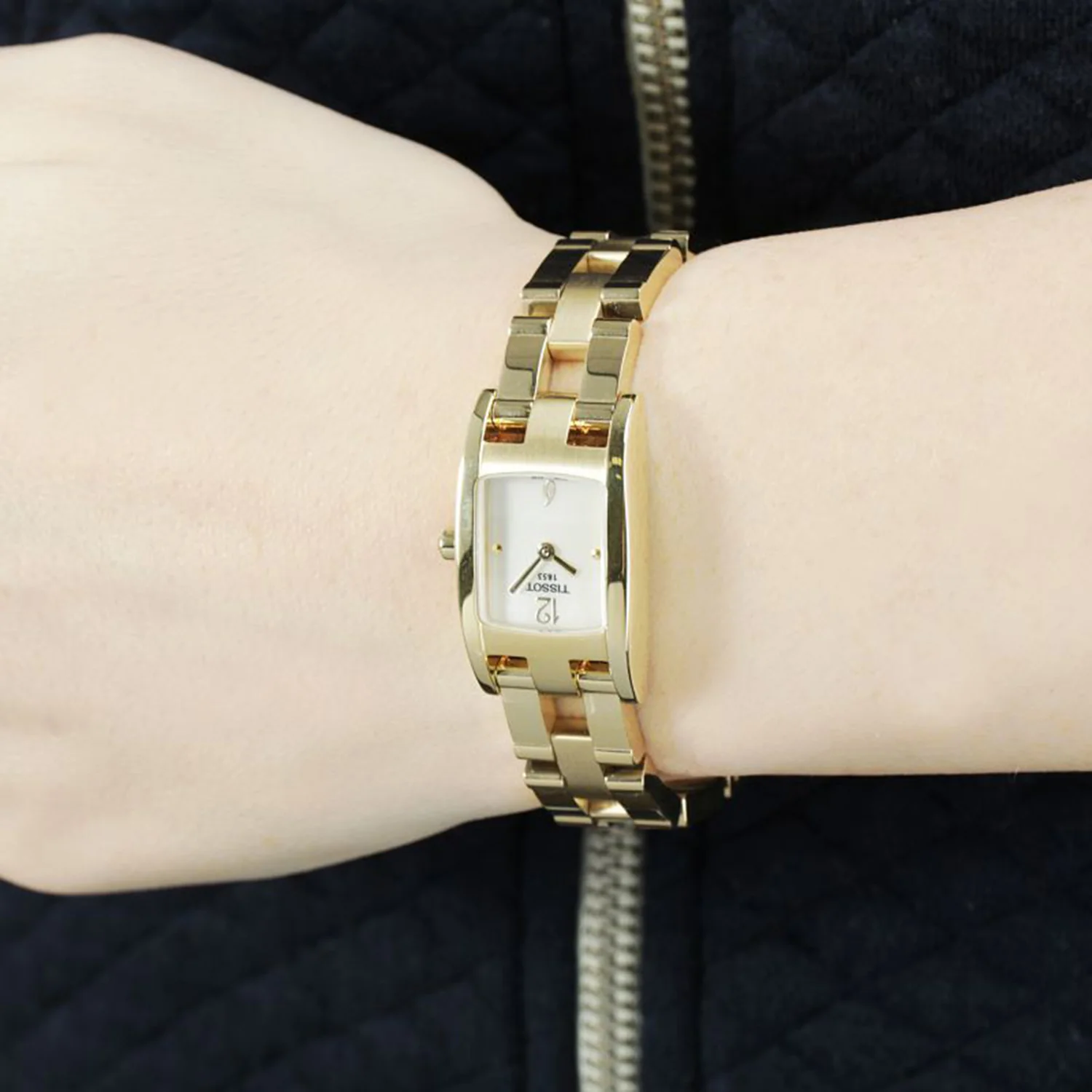 T Lady Women Quartz Mother Of Pearl Dial Analog Stainless Steel Watch T0421093311700 - Image 3