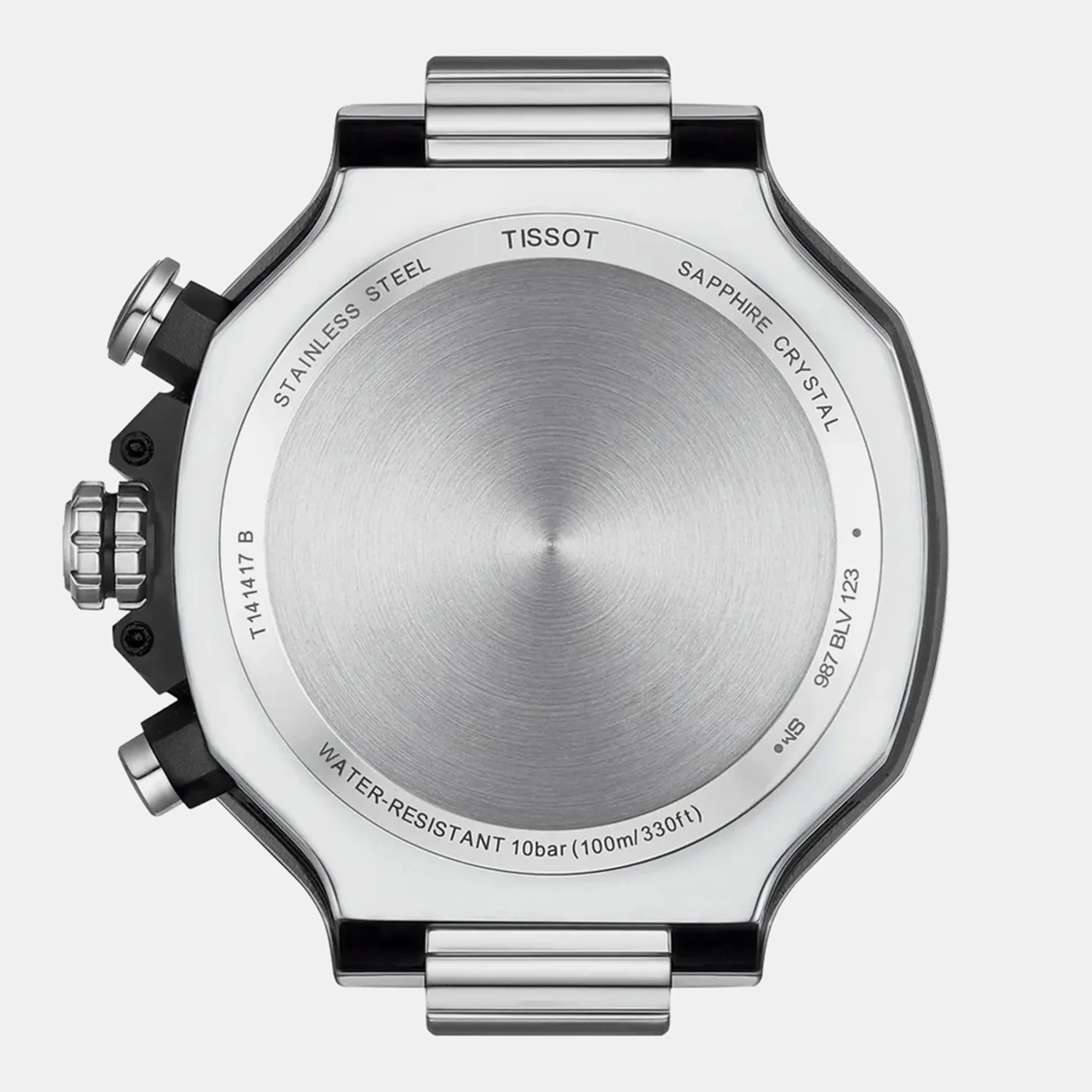 T-Race Men Quartz Black Dial Chronograph Steel Watch T1414171105101 - Image 6