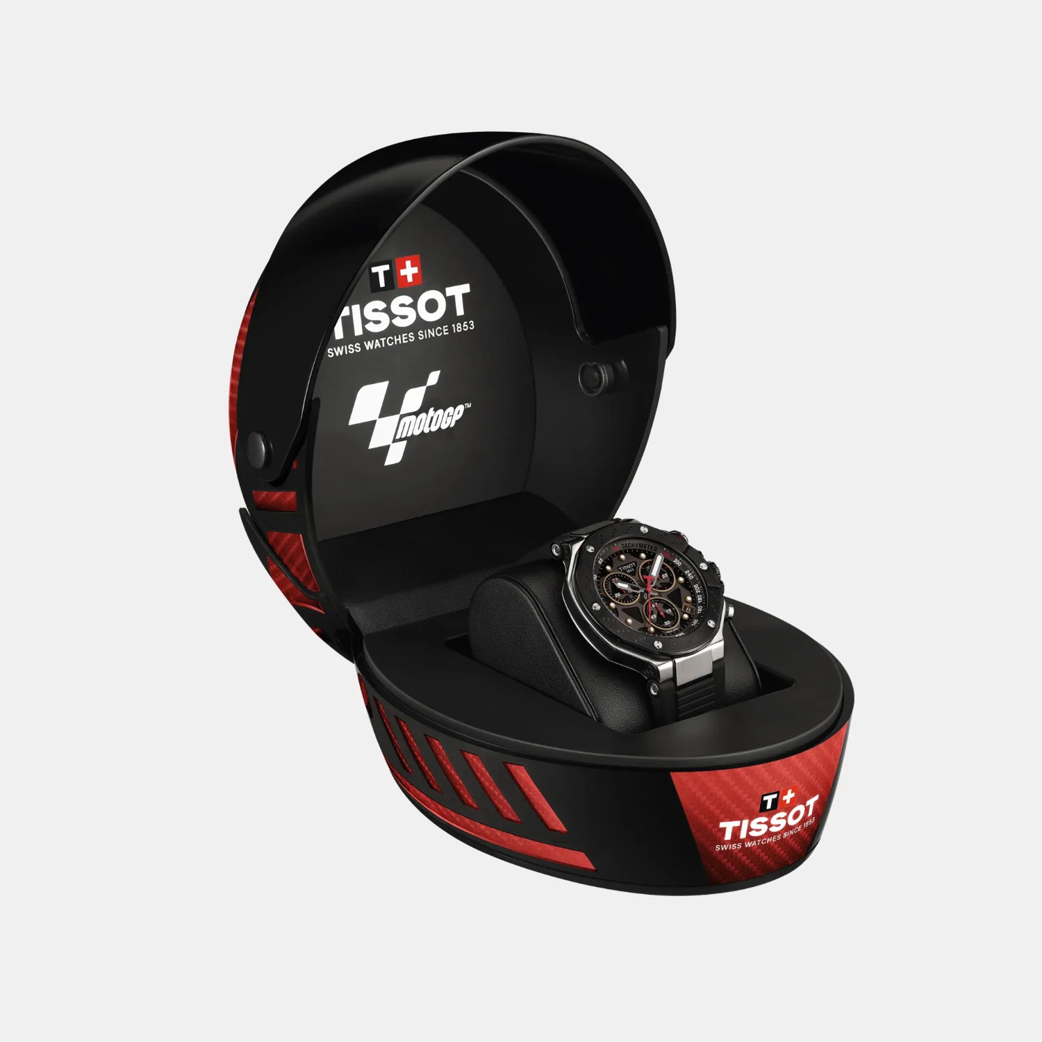 T-Race MotoGP Men Quartz Dark Grey Dial Chronograph Silicone Watch T1414172708100 - Image 8