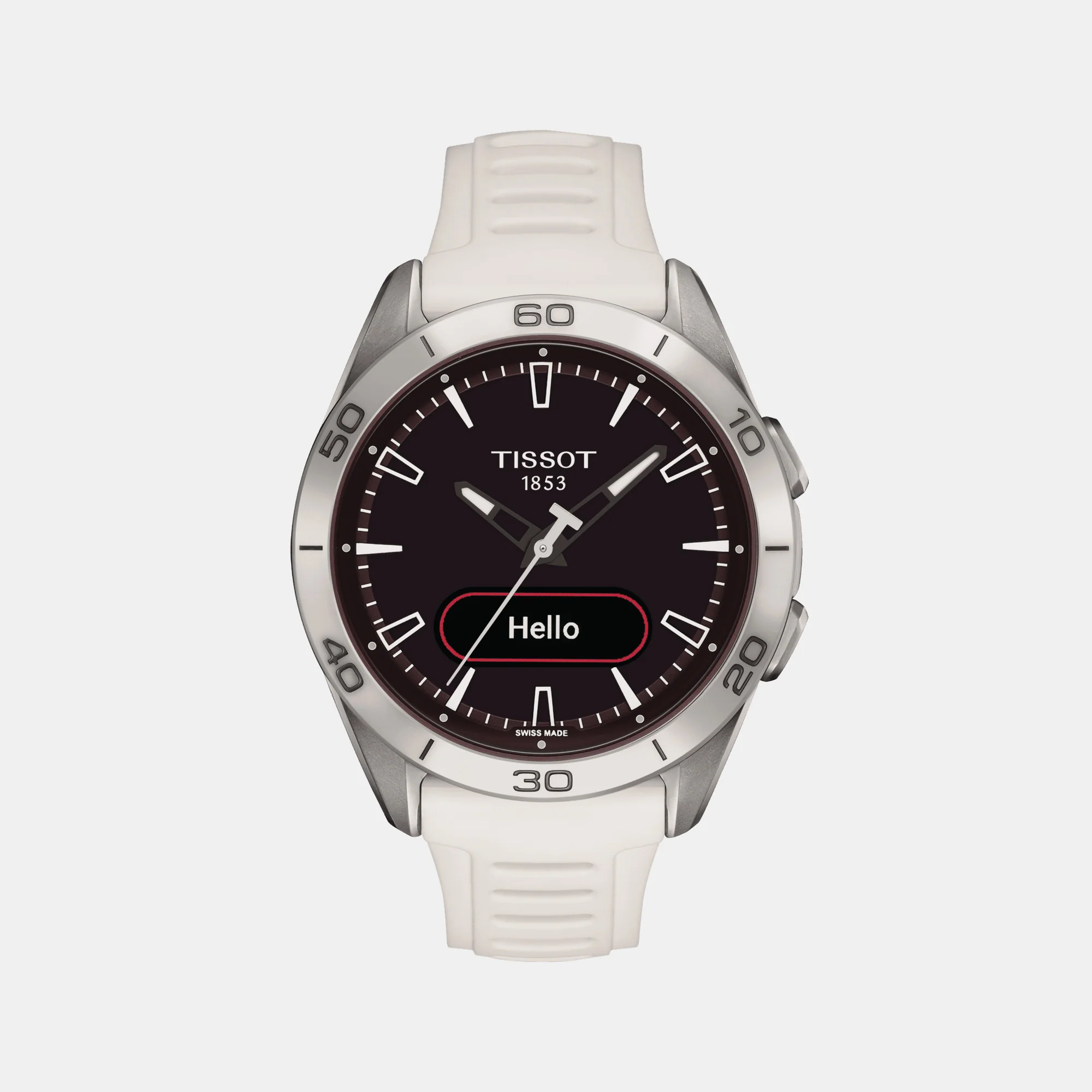 T-Touch Connect Sport Men Black Dial Analog Silicone Watch T1534204705103