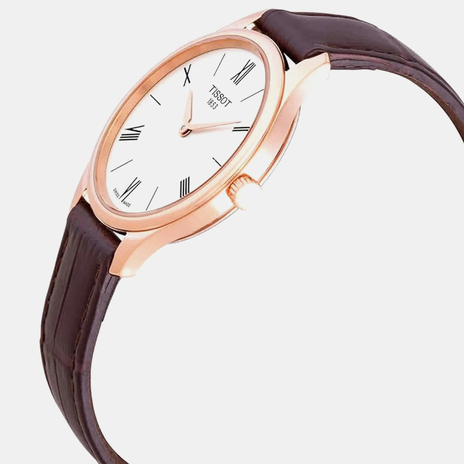 Tradition Women Quartz White Dial Analog Leather Watch T0630093601800 - Image 3