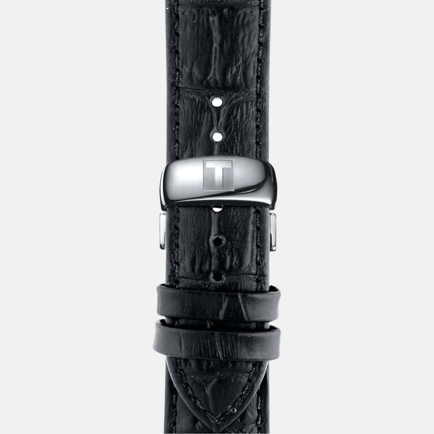 Tradition Men Quartz Black Dial Analog Leather Watch T0636101605800 - Image 3