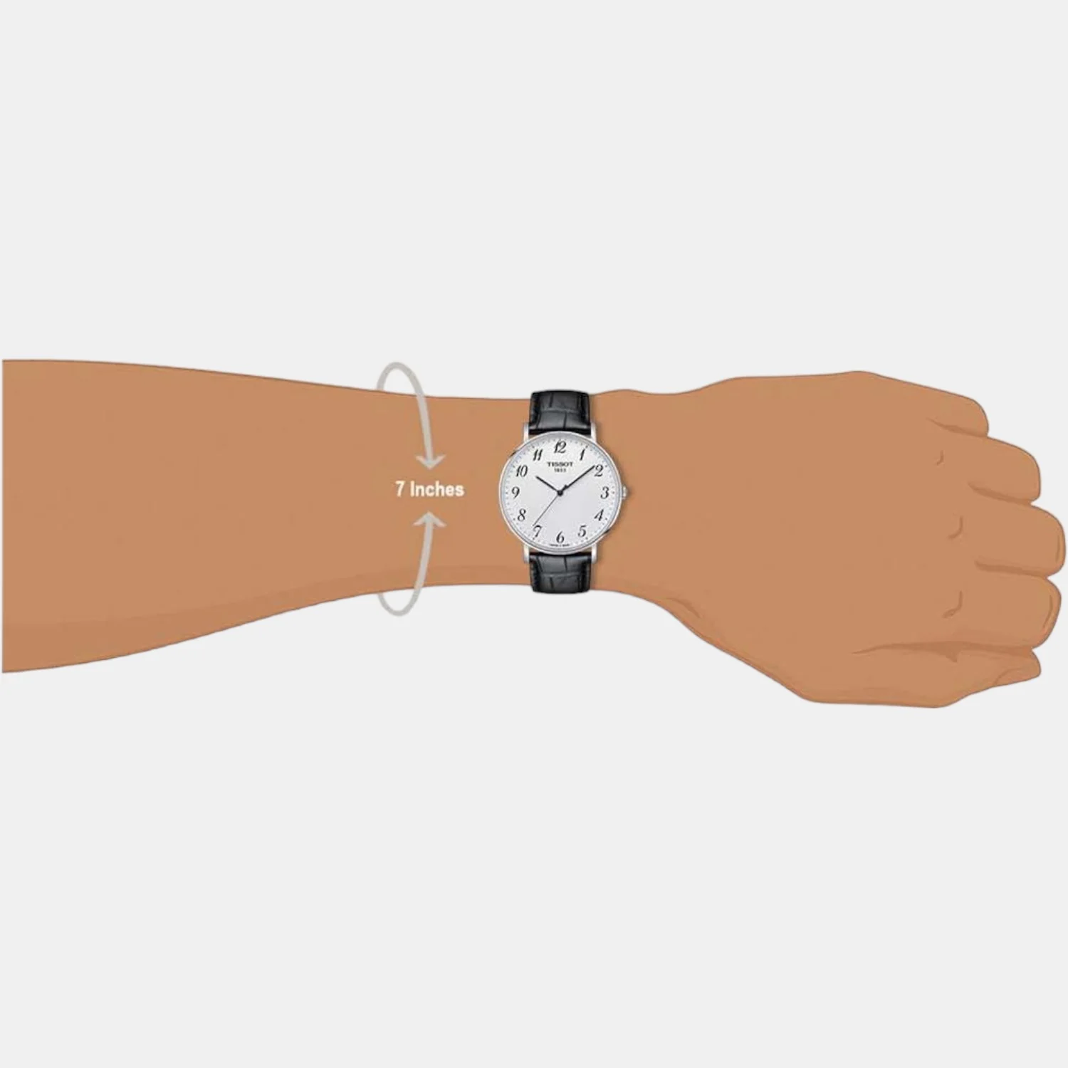 Everytime Men Analog Leather Watch T1096101603200 - Image 3