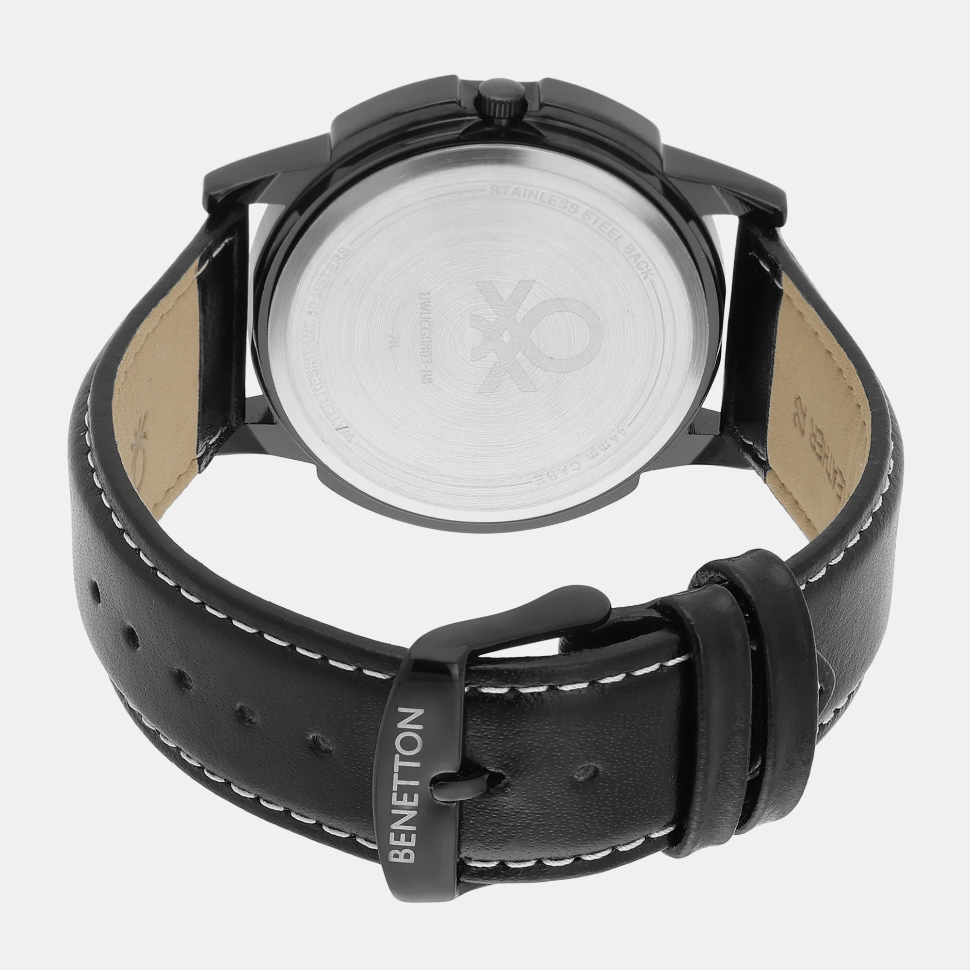 Iconic Men Quartz Black Dial Analog Leather Watch UWUCG0803 - Image 4
