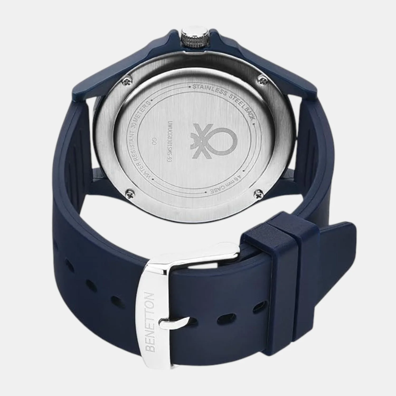 Iconic Men Quartz Blue Dial Analog Silicone Watch UWUCG0301 - Image 4
