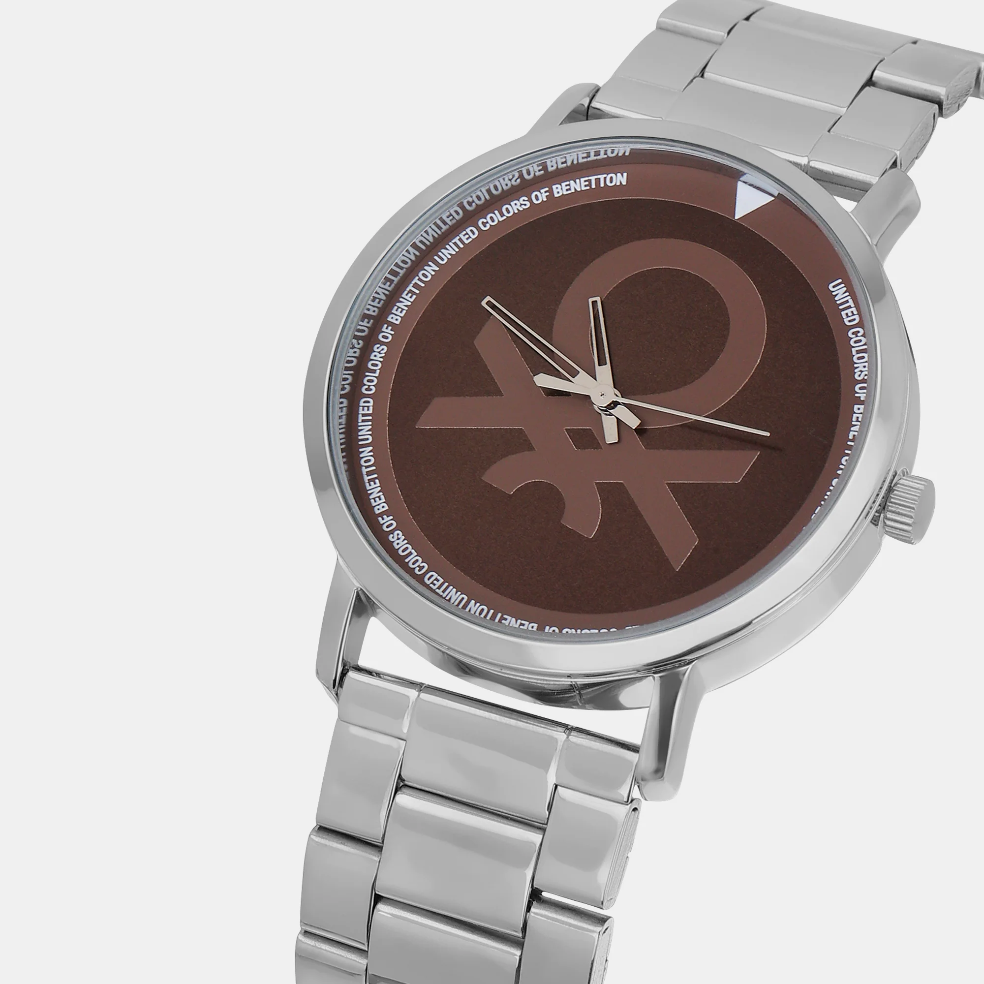 Iconic Men Quartz Brown Dial Analog Stainless Steel Watch UWUCG1303 - Image 2