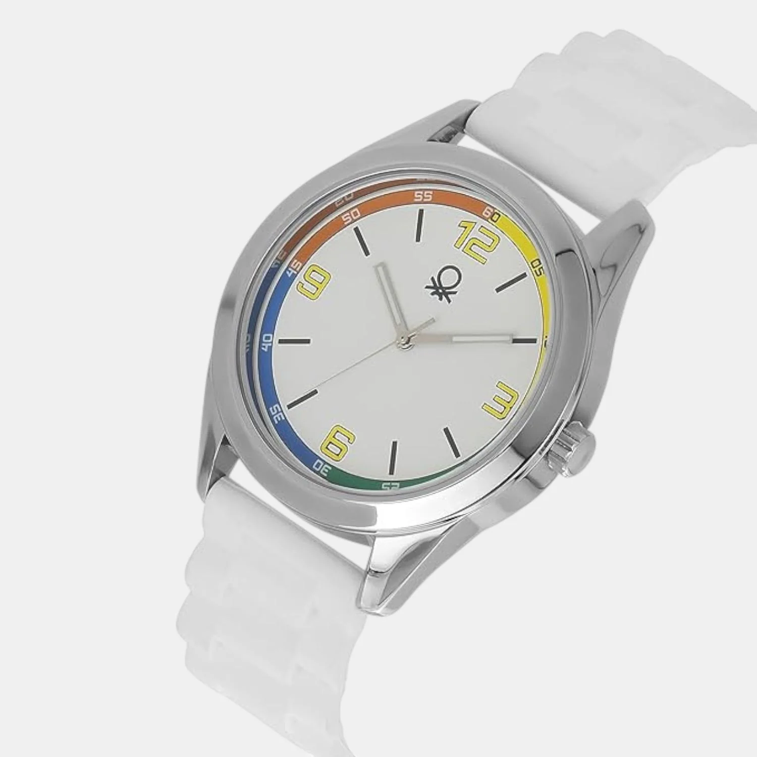 Iconic Men Quartz White Dial Analog Silicone Watch UWUCG0205 - Image 2