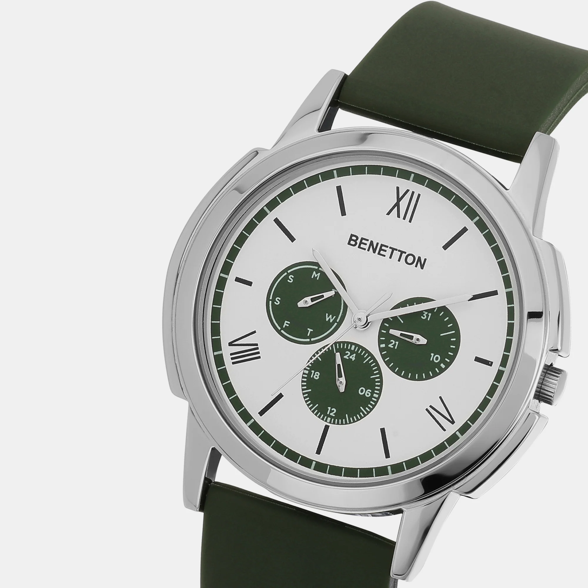Iconic Men Quartz White Dial Analog Silicone Watch UWUCG0800 - Image 2