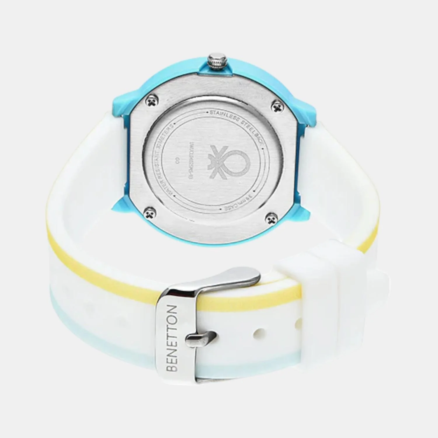 Iconic Women Quartz Multi-Colour Dial Analog Silicone Watch UWUCL0402 - Image 4