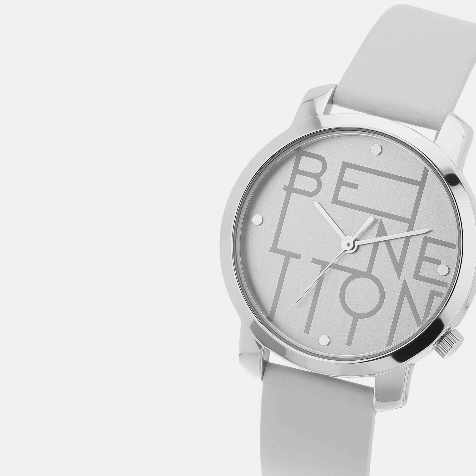 Iconic Women Quartz Silver Dial Analog Leather Watch UWUCL0703 - Image 2