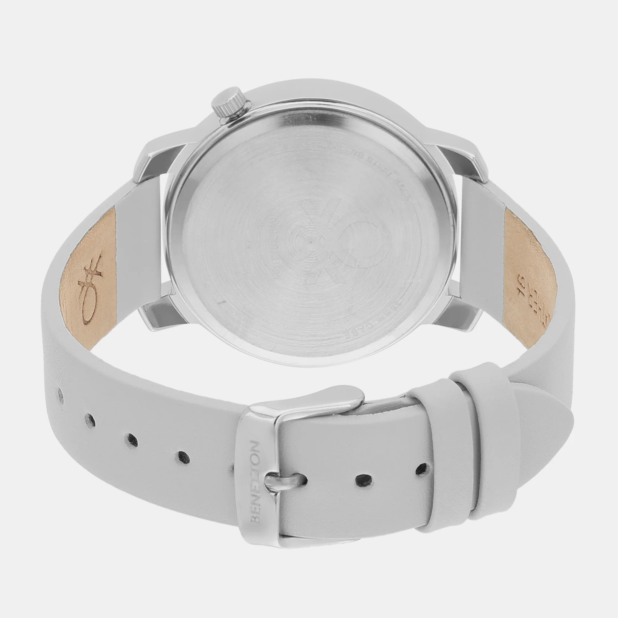 Iconic Women Quartz Silver Dial Analog Leather Watch UWUCL0703 - Image 4
