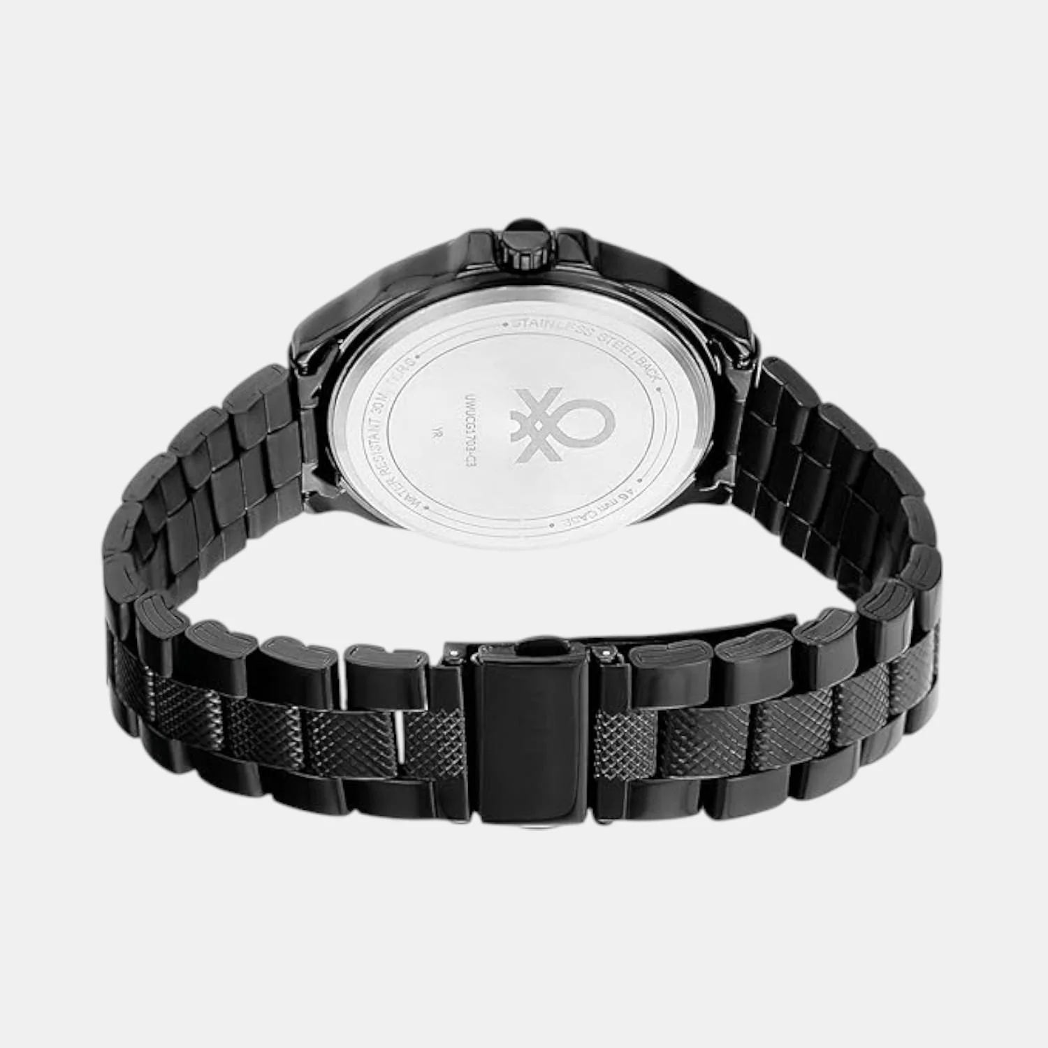 Signature Men Quartz Black Dial Multi-Function Stainless Steel Watch UWUCG1703 - Image 4