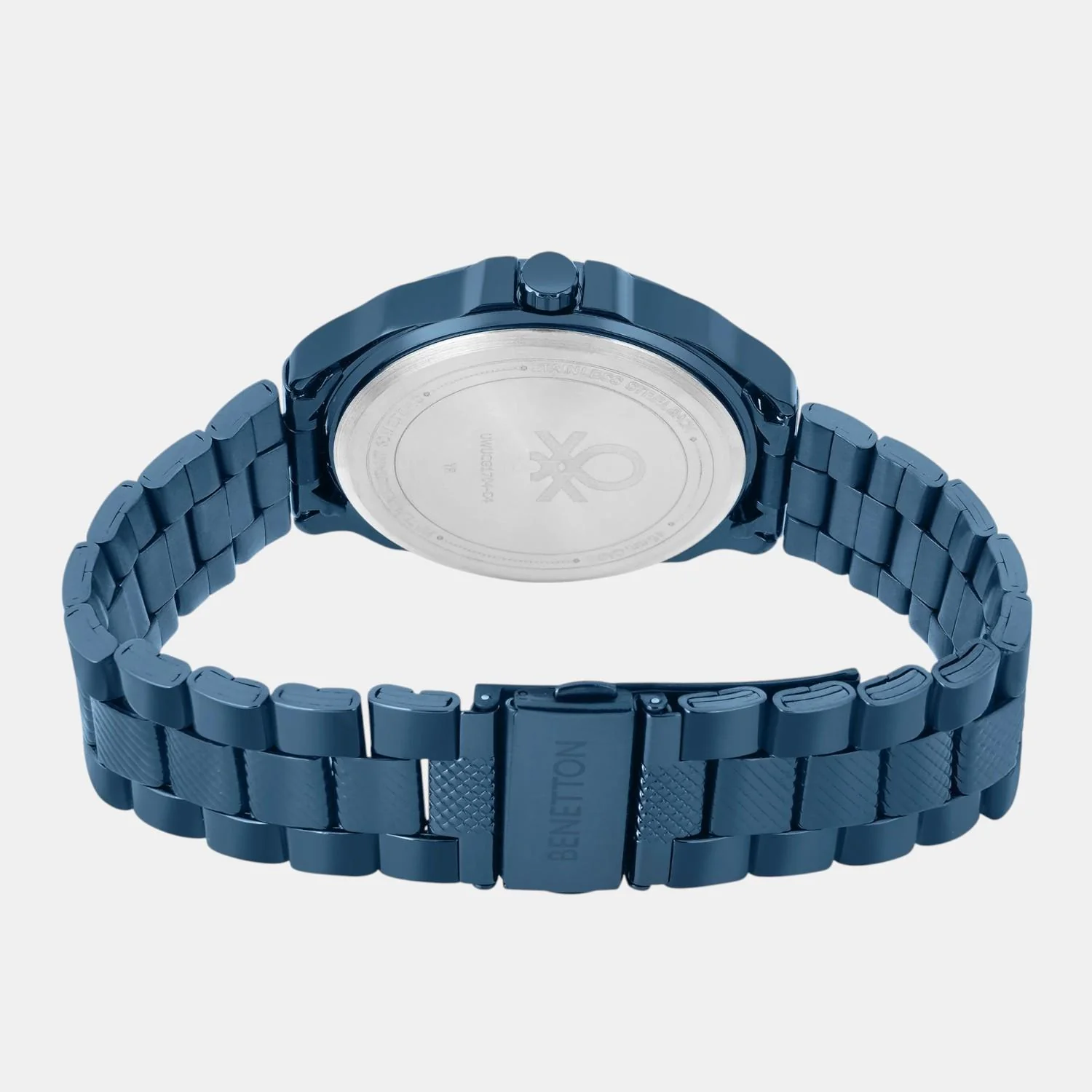 Signature Men Quartz Blue Dial Multi-Function Stainless Steel Watch UWUCG1704 - Image 5