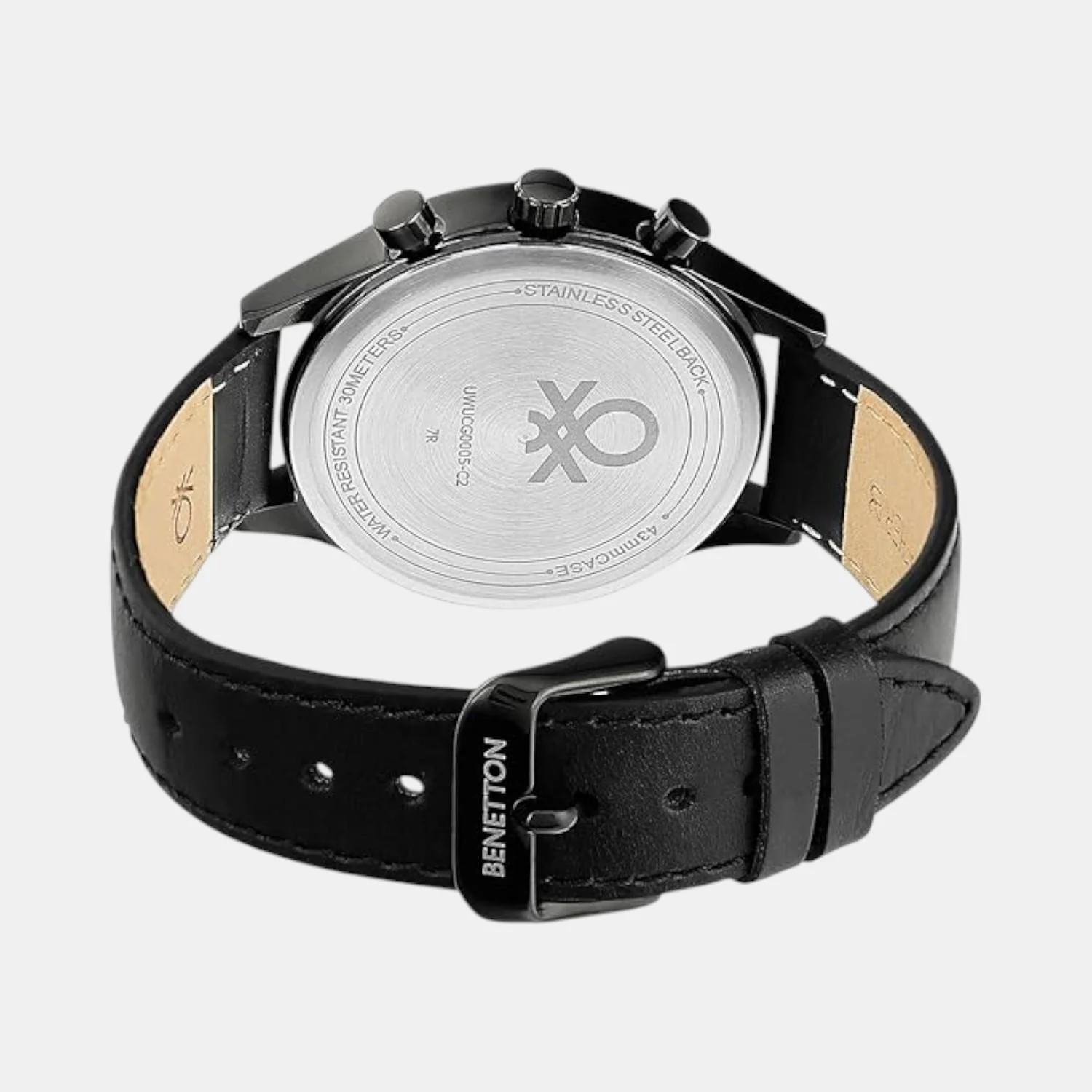 Signature Men Quartz Grey Dial Multi-Function Leather Watch UWUCG0005 - Image 4