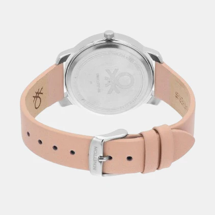 Signature Women Quartz Pink Dial Analog Leather Watch UWUCL0501 - Image 5