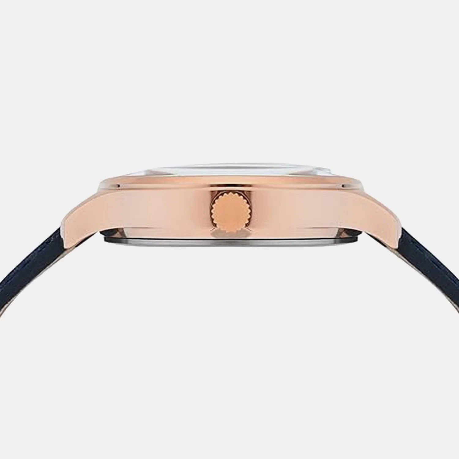 Social Women Quartz Rose Gold Dial Analog Leather Watch UWUCL0101 - Image 3