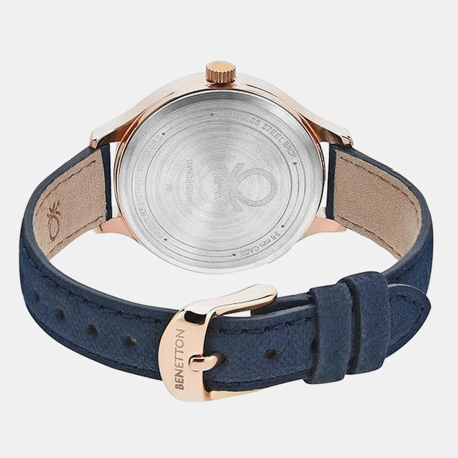 Social Women Quartz Rose Gold Dial Analog Leather Watch UWUCL0101 - Image 4