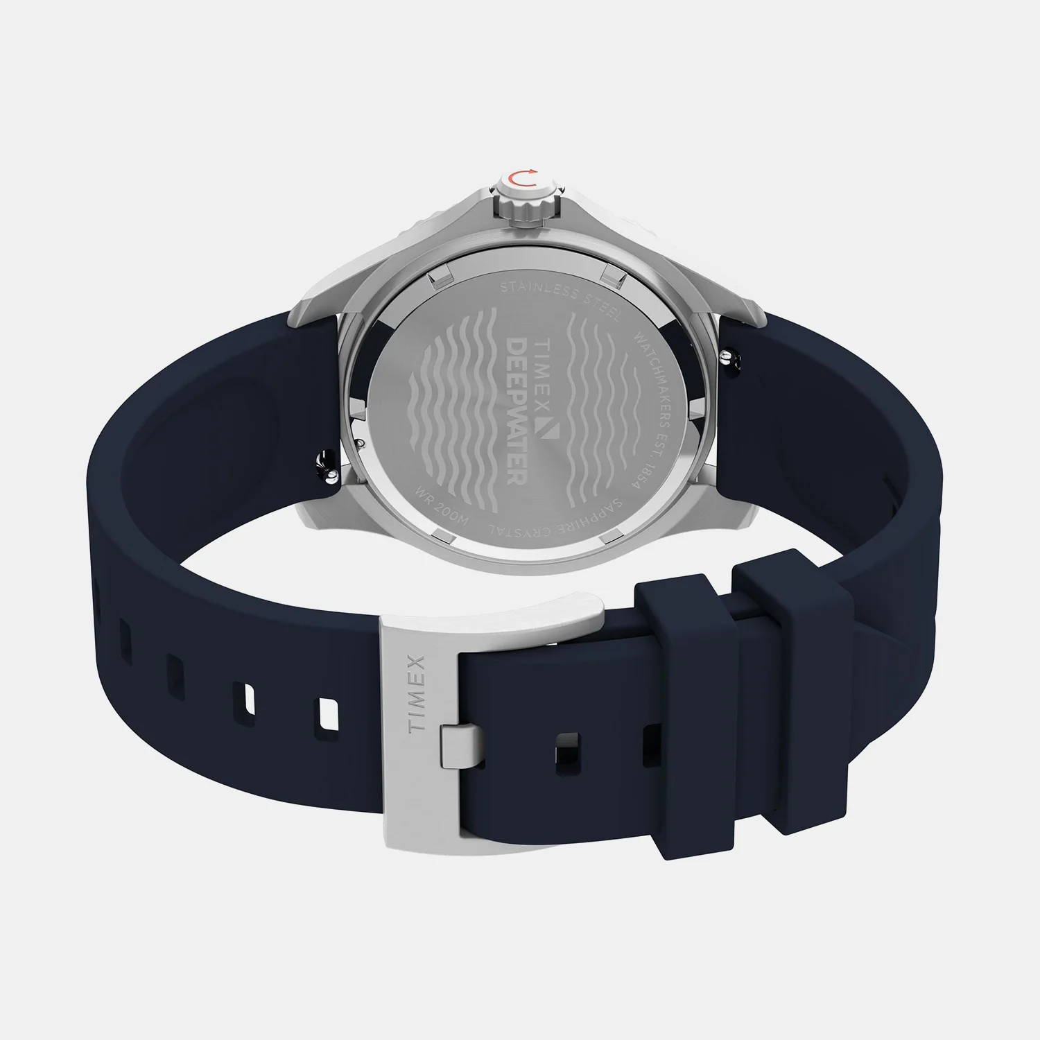 Unisex Quartz Blue Dial Analog Rubber Watch TW2Y40300UJ - Image 4