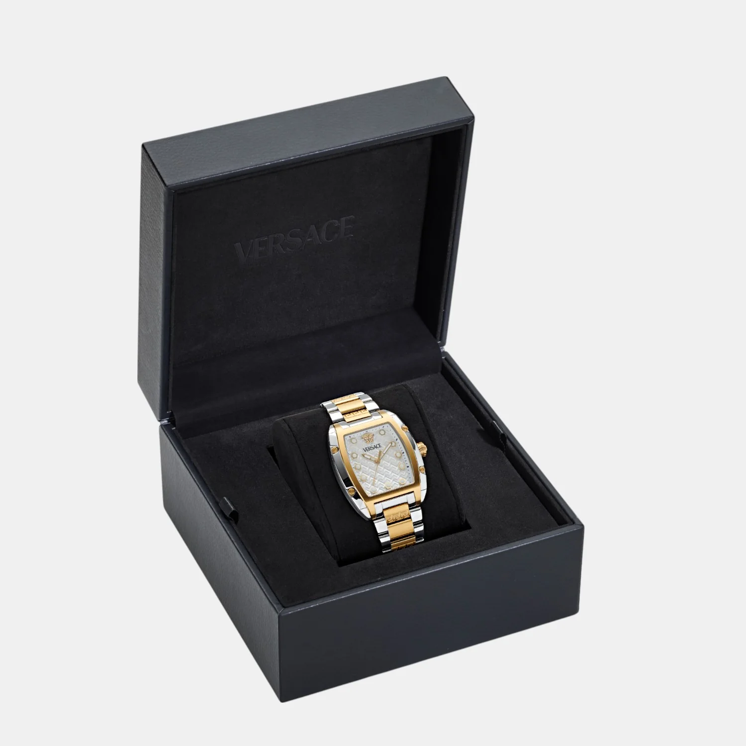 Dominus Women Quartz White Tonneau Dial Analog Stainless Steel Watch VE8K00424 - Image 3