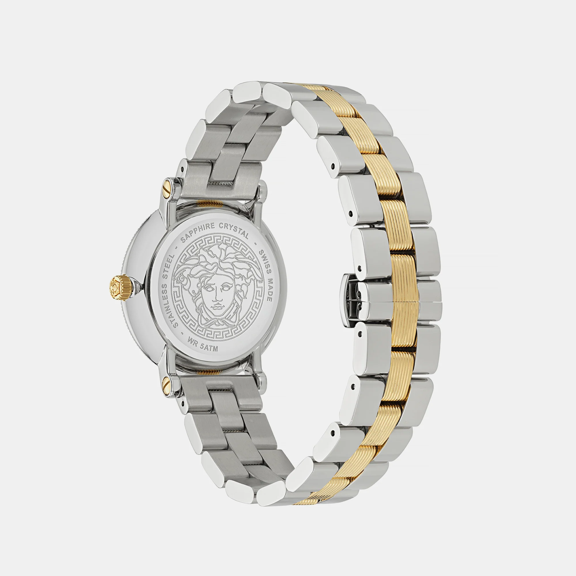 Greca Flourish Women Quartz Green Dial Analog Stainless Steel Watch VE7F00523 - Image 2