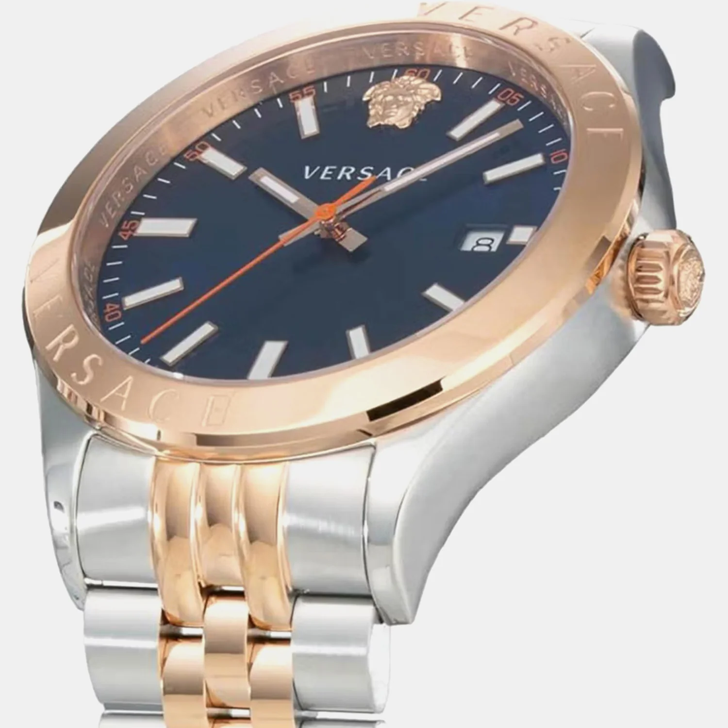 Hellenyium Men Quartz Blue Dial Analog Stainless Steel Watch VEVK01424 - Image 2