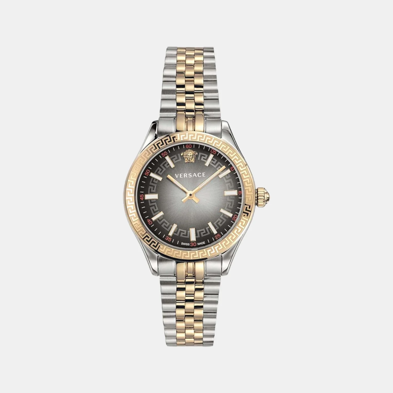 Hellenyium Women Quartz Grey Dial Analog Stainless Steel Watch VEHU00520