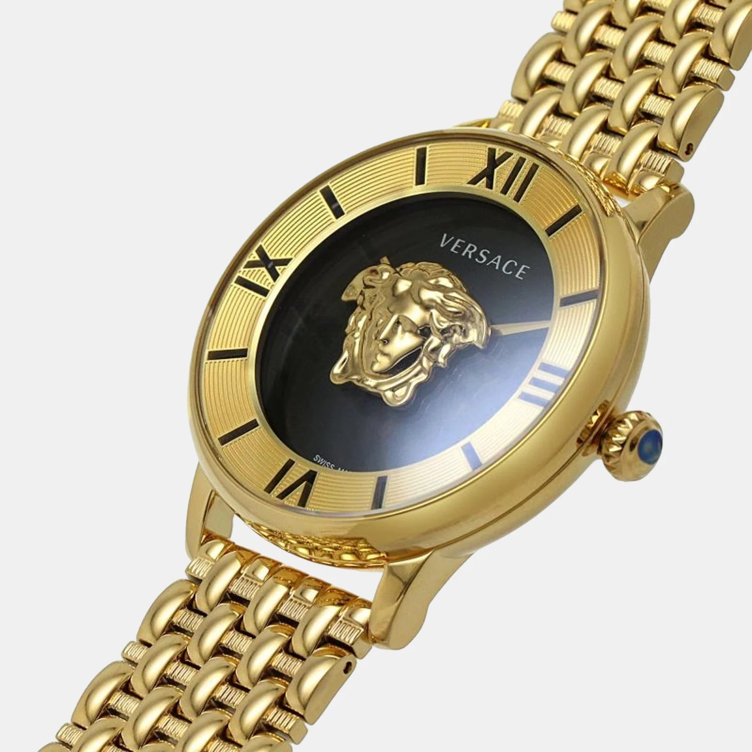 La Medusa (Wc-2R) Women Quartz Black Dial Analog Stainless Steel Watch VE2R00322 - Image 8