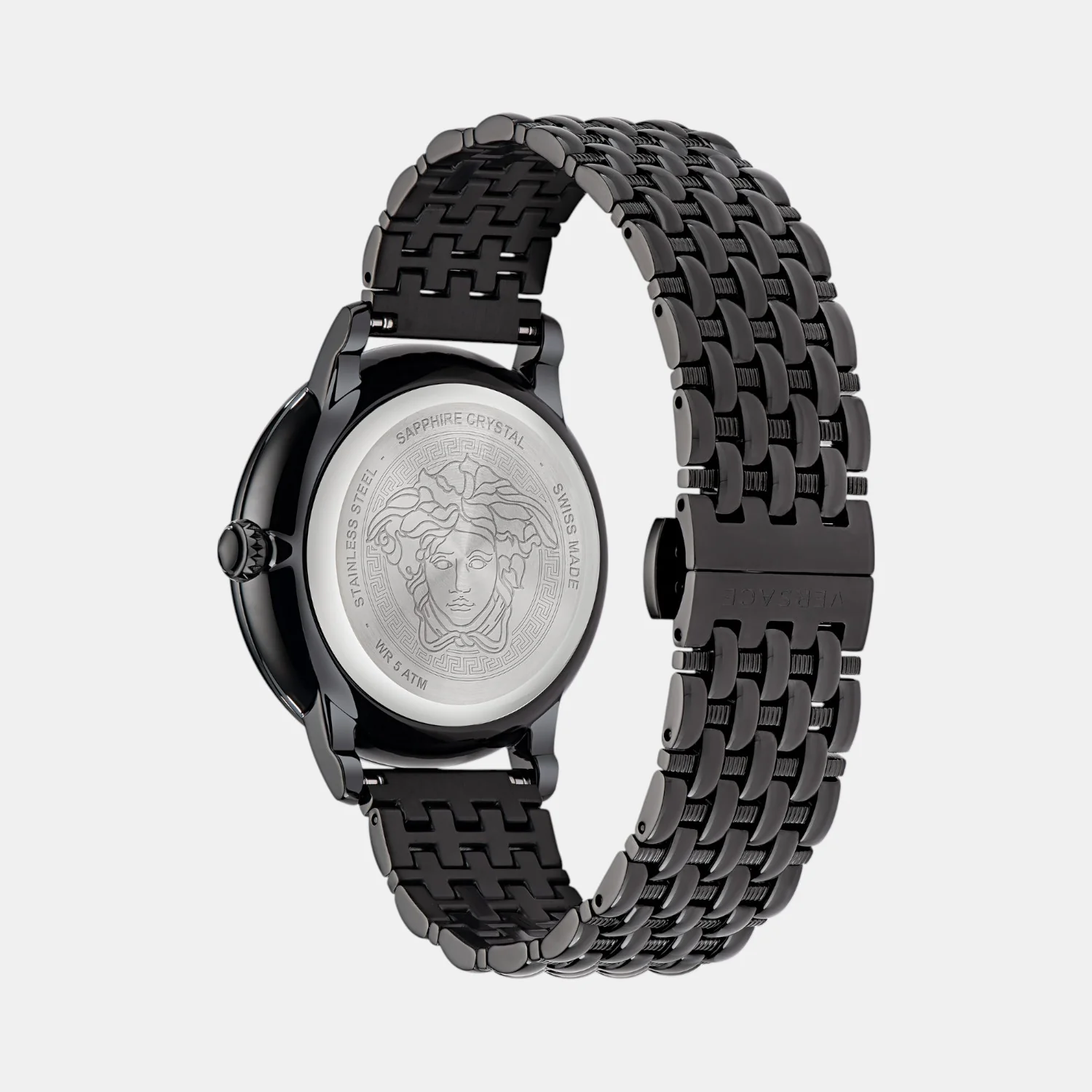La Medusa Women Quartz Black Dial Analog Stainless Steel Watch VE2R00922 - Image 2