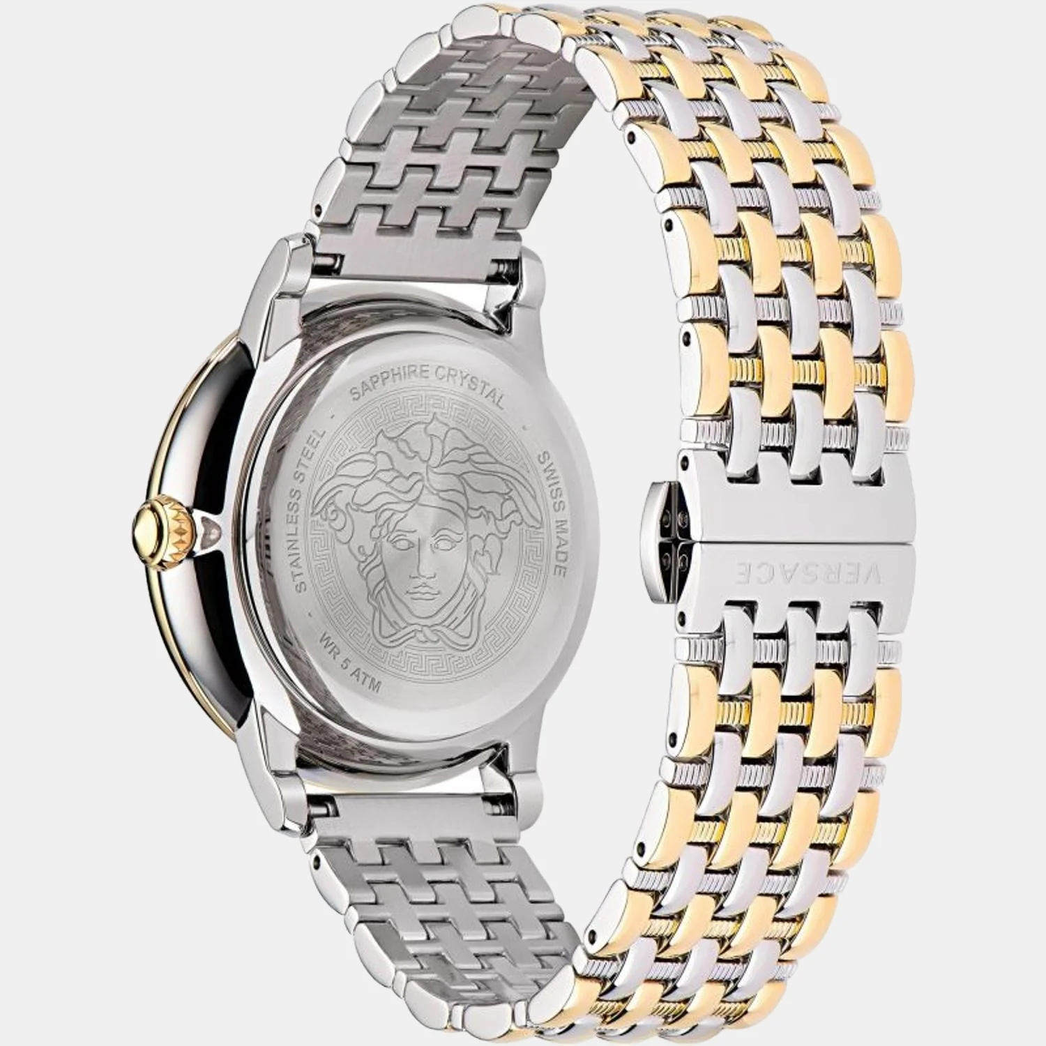 La Medusa Women Quartz Silver Dial Analog Stainless Steel Watch VE2R00222 - Image 2