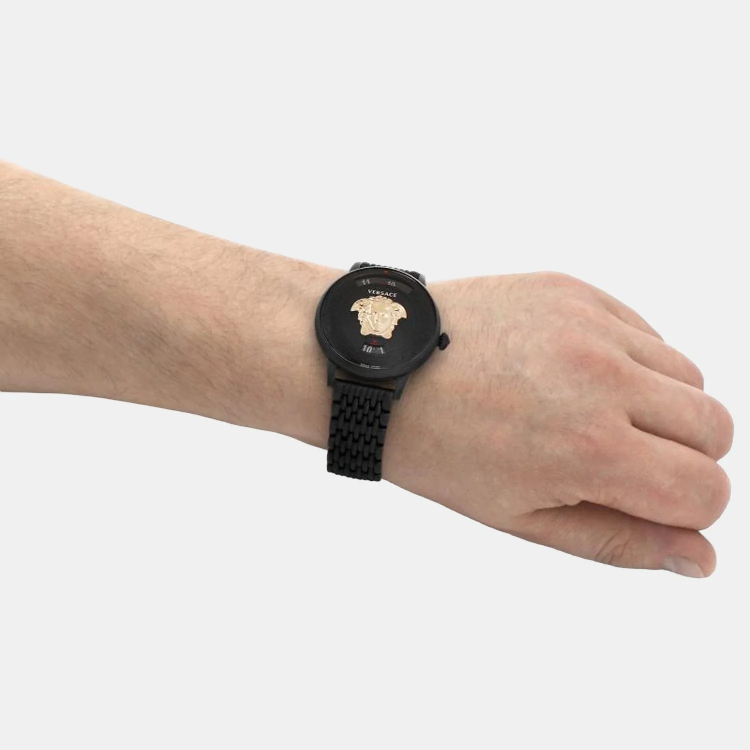 Medusa Icon - 38 Mm (Z2-W Unisex Quartz Black Dial Analog Stainless Steel Watch VEZ200521 - Image 4