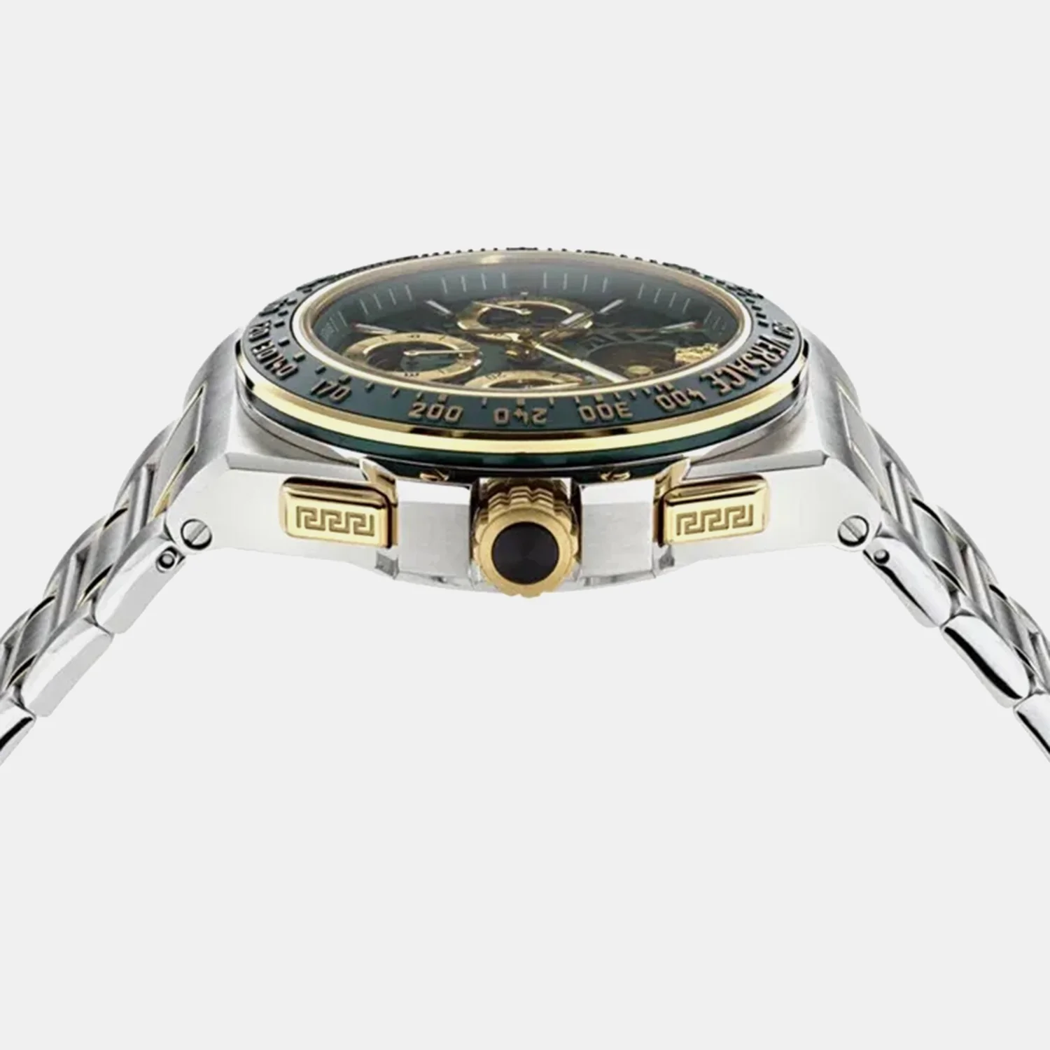 Men Automatic Green Dial Chronograph Stainless Steel Watch VE0Y00125 - Image 2