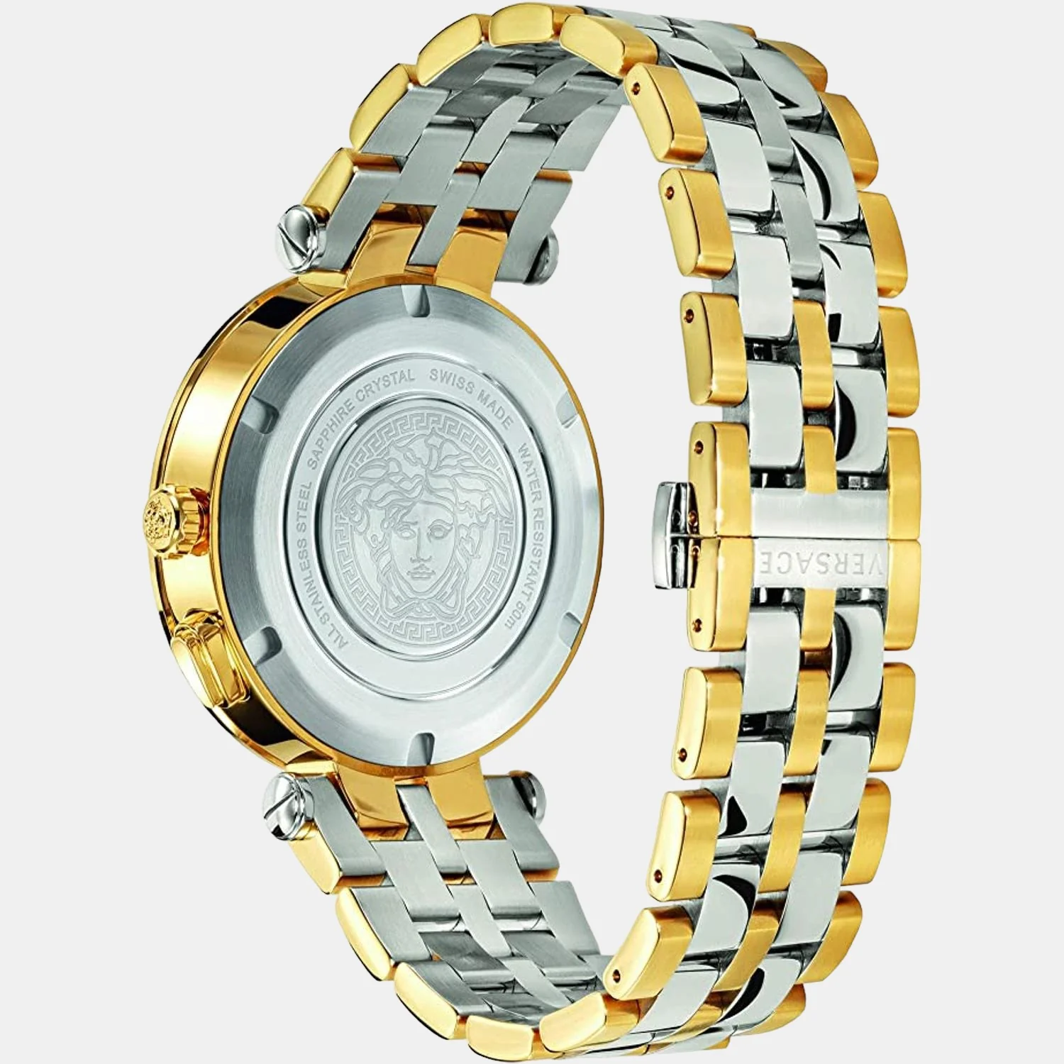 Men Quartz Black Dial Analog Stainless Steel Watch VEBV00519 - Image 2