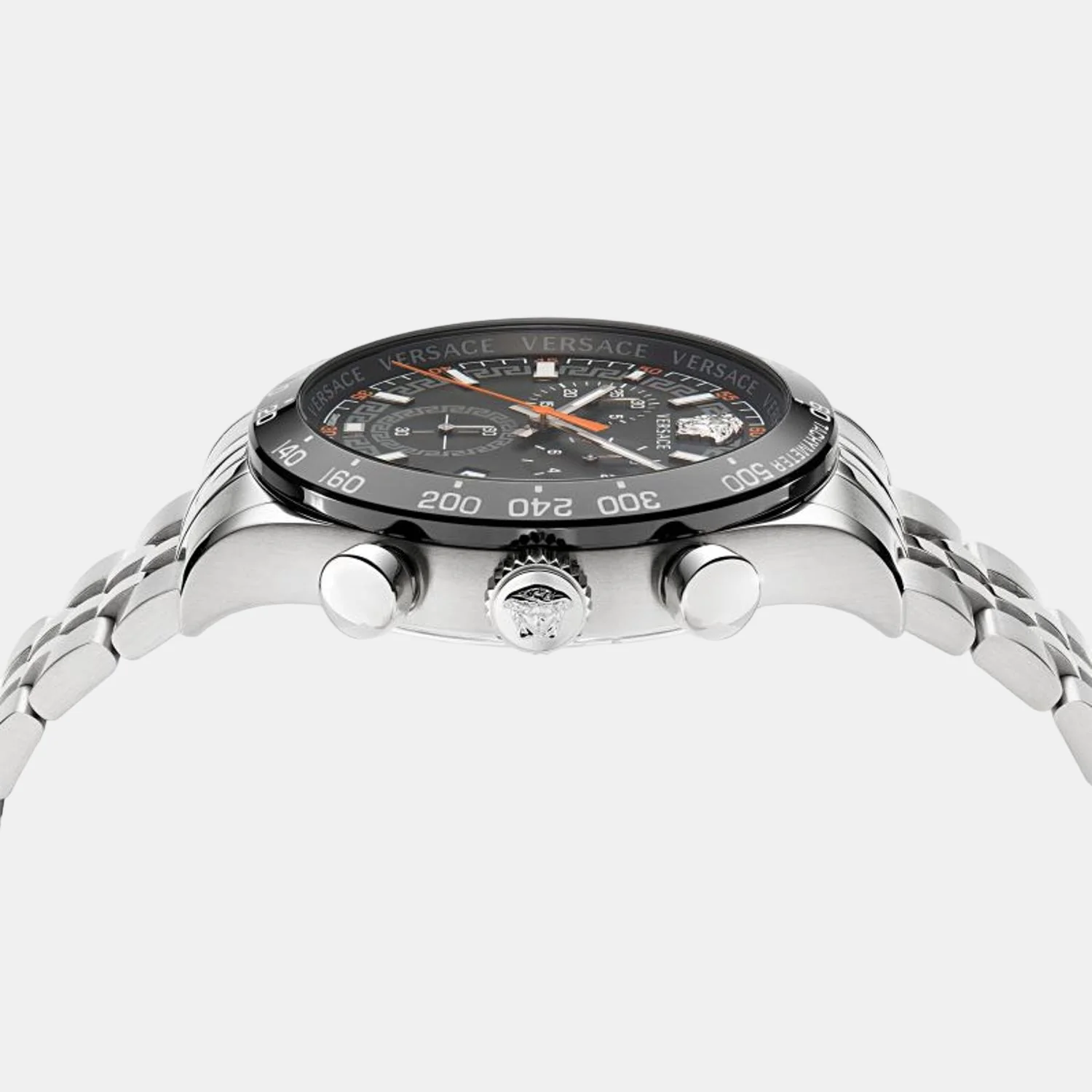 Men Quartz Black Dial Chronograph Stainless Steel Watch VE2U00322 - Image 3