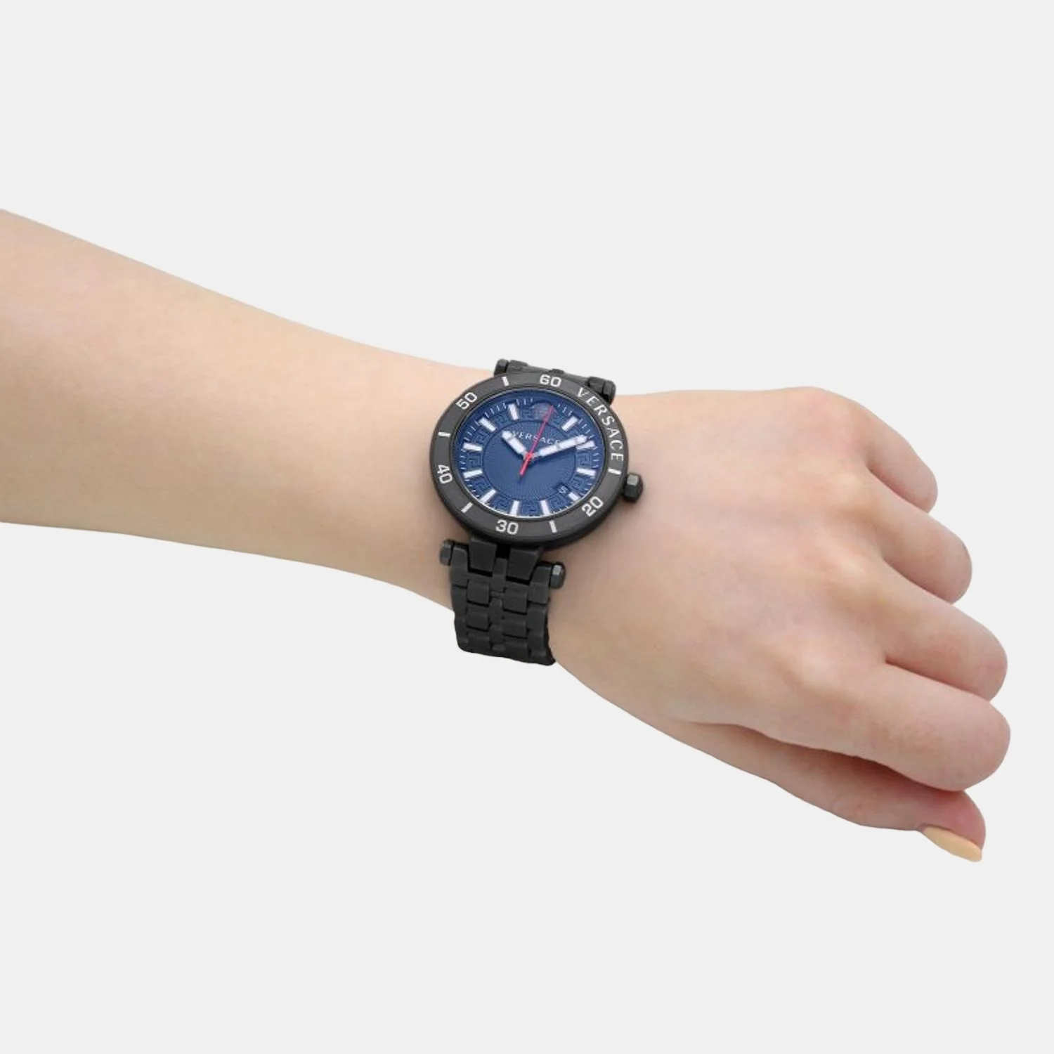 Men Quartz Blue Dial Analog Stainless Steel Watch VEZ300621 - Image 8