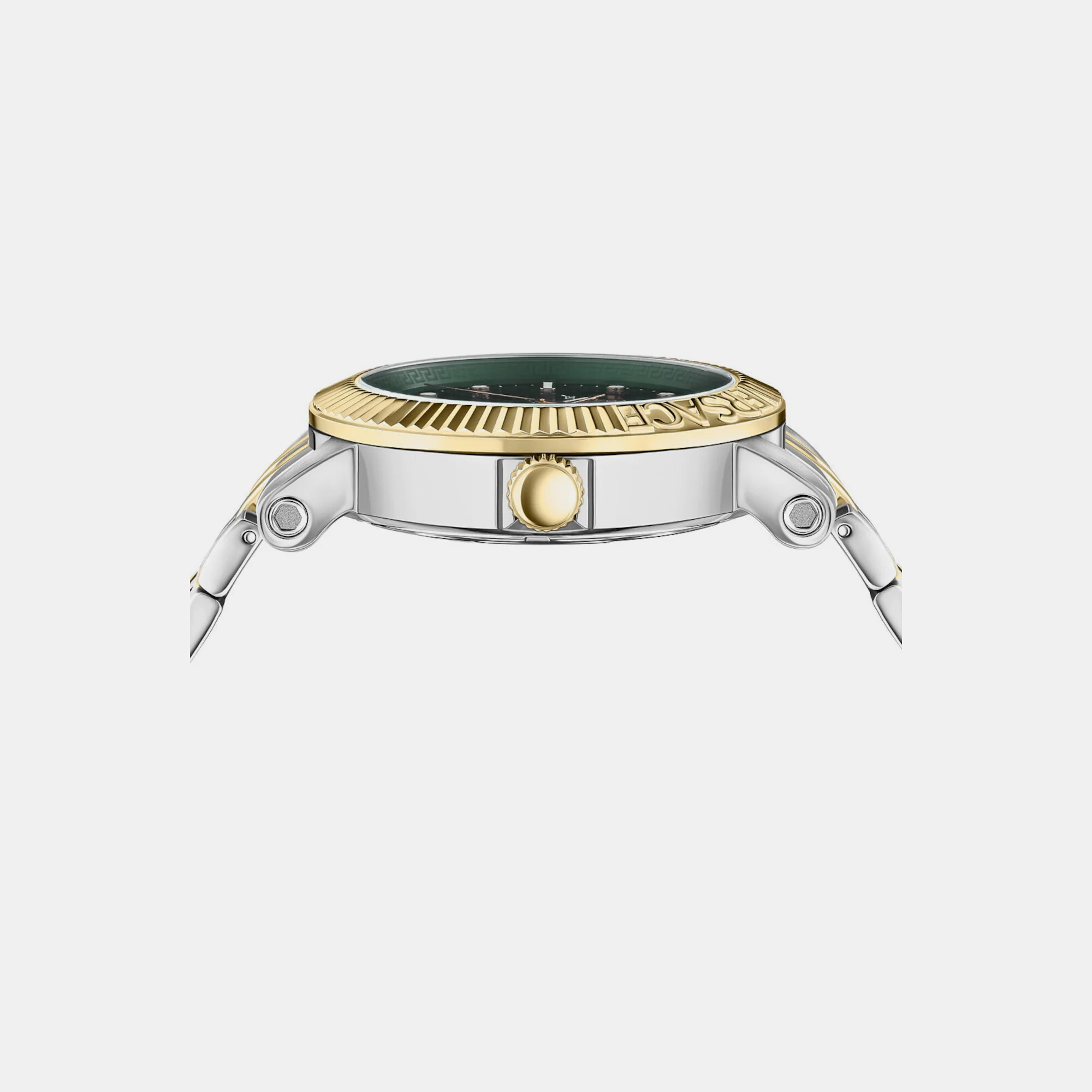 Men Quartz Green Dial Analog Stainless Steel Watch VESR00722 - Image 3