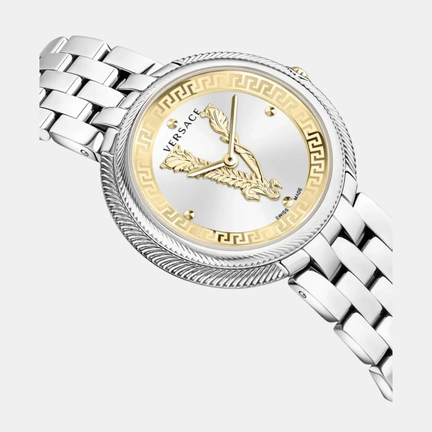 New Thea Women Quartz Silver Dial Analog Stainless Steel Watch VE2CA0523 - Image 2