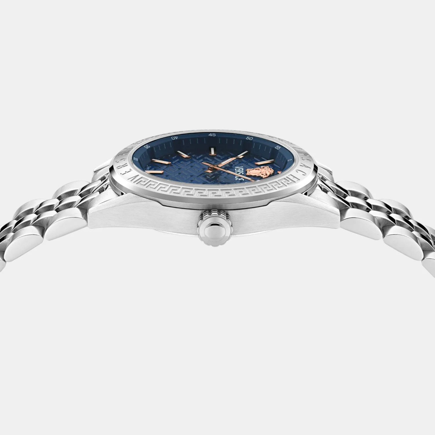 Timeless V‑Code Women Quartz Blue Dial Analog Stainless Steel Watch VE8I00324 - Image 2