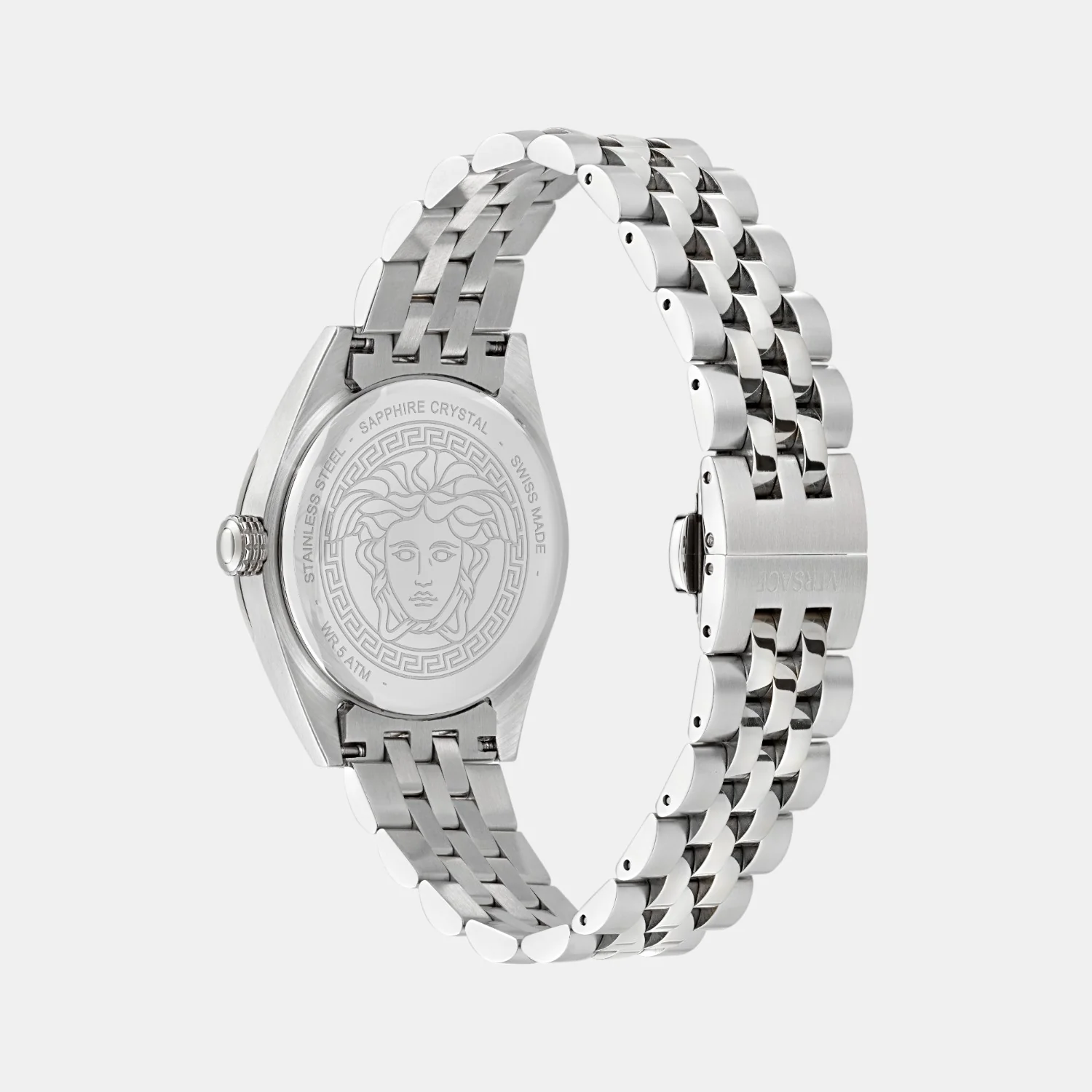 Timeless V‑Code Women Quartz Blue Dial Analog Stainless Steel Watch VE8I00324 - Image 4