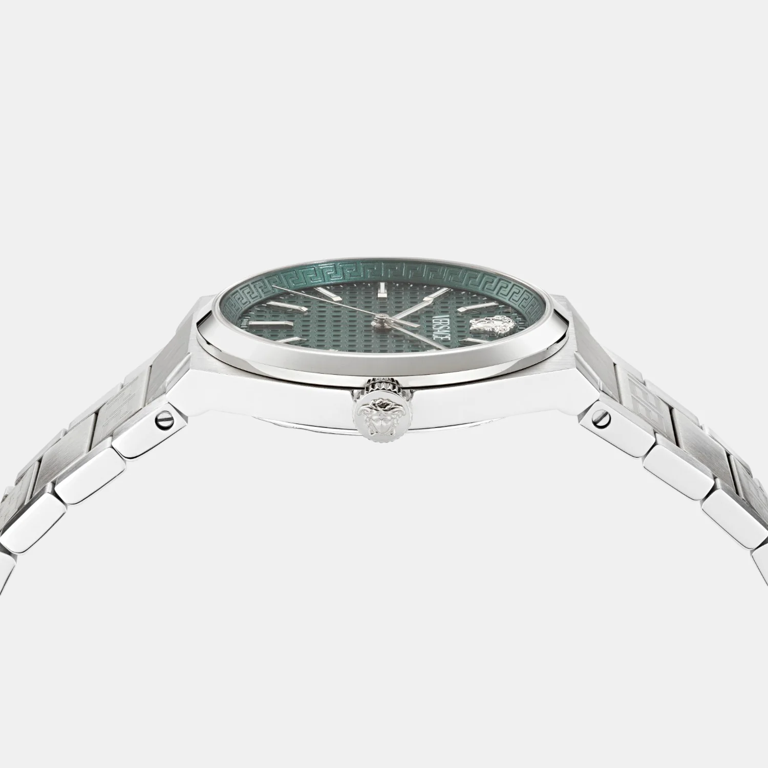 V-Auria Men Quartz Green Dial Analog Stainless Steel Watch VE0F00125 - Image 2