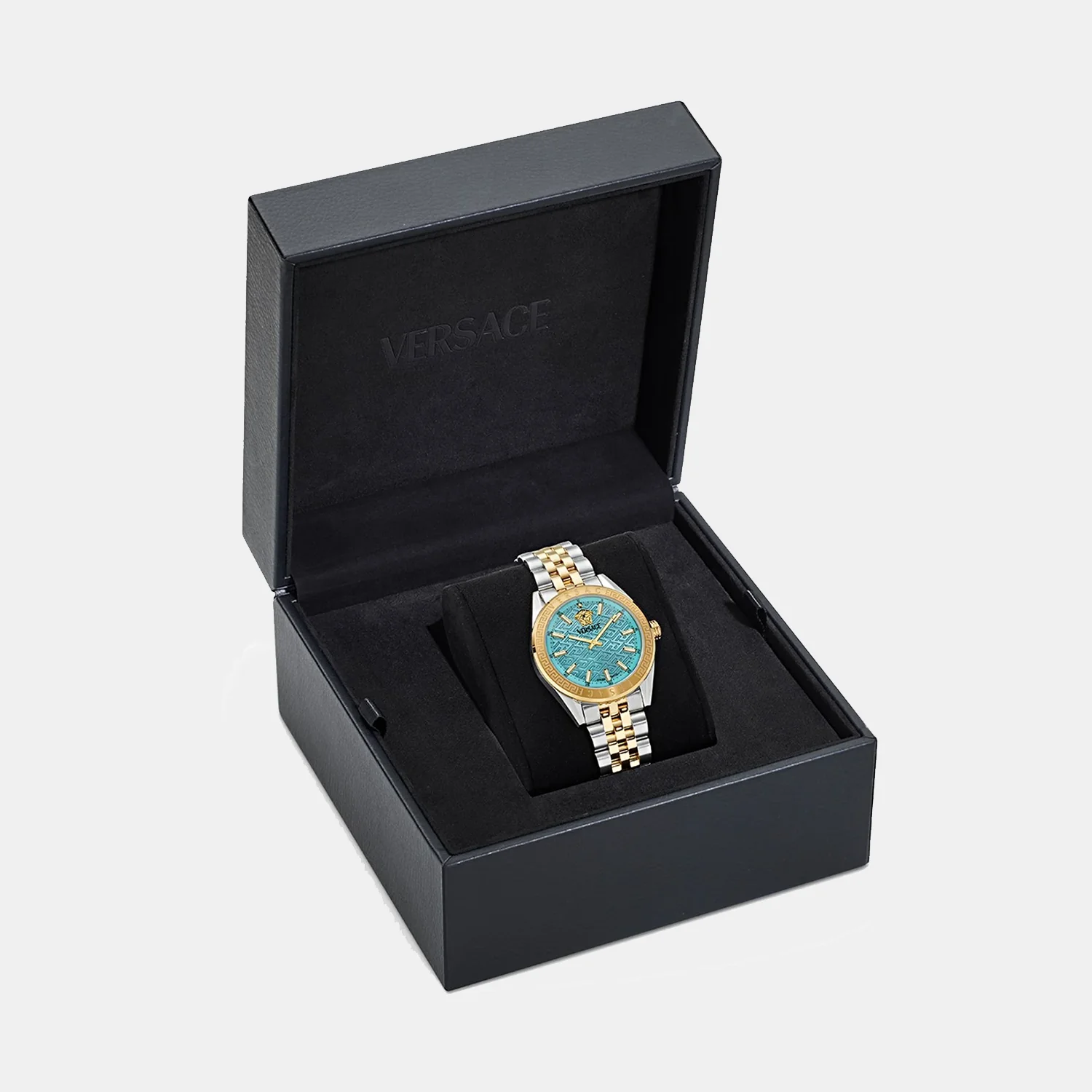 V-Code Lady Women Quartz Blue Dial Analog Stainless Steel Watch VE8I00524 - Image 5