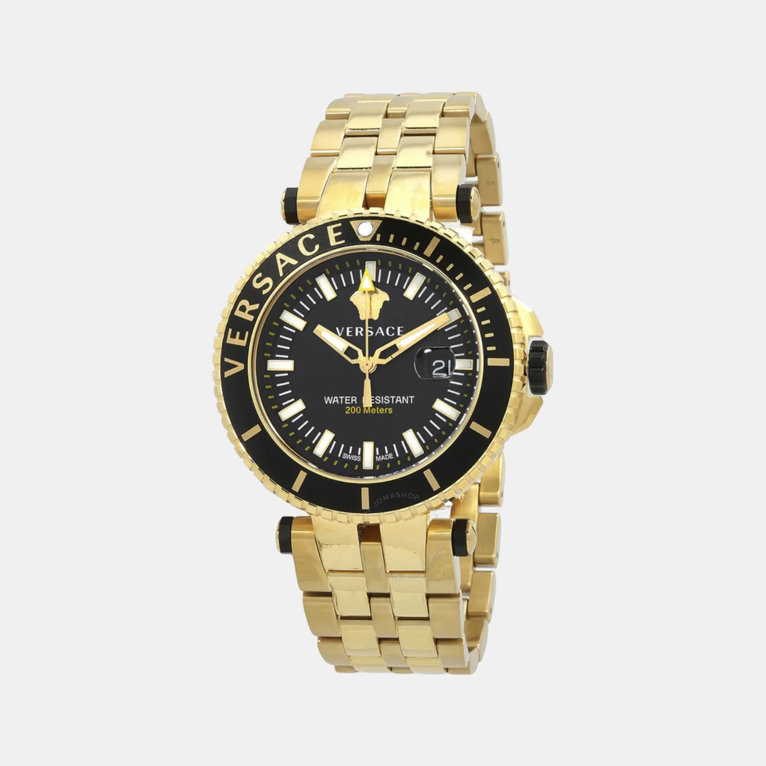 V-Race Men Quartz Black Dial Analog Stainless Steel Watch VEAK00618