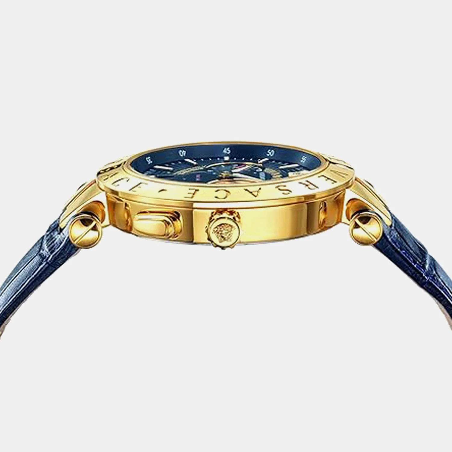 V-Race Men Quartz Blue Dial Analog Leather Watch VEBV00219 - Image 2