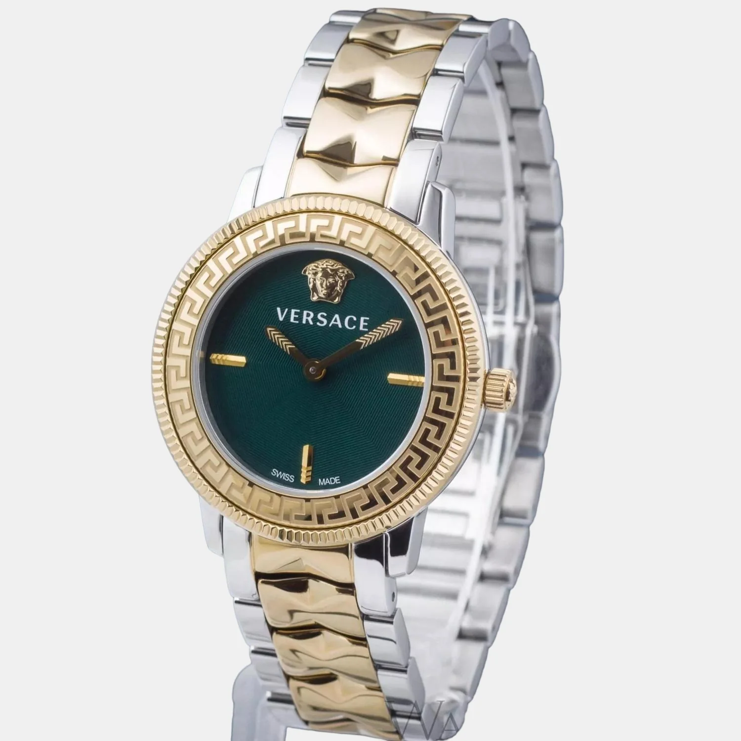 V-Tribute (Wc-2P) Women Quartz Green Dial Analog Stainless Steel Watch VE2P00522 - Image 3