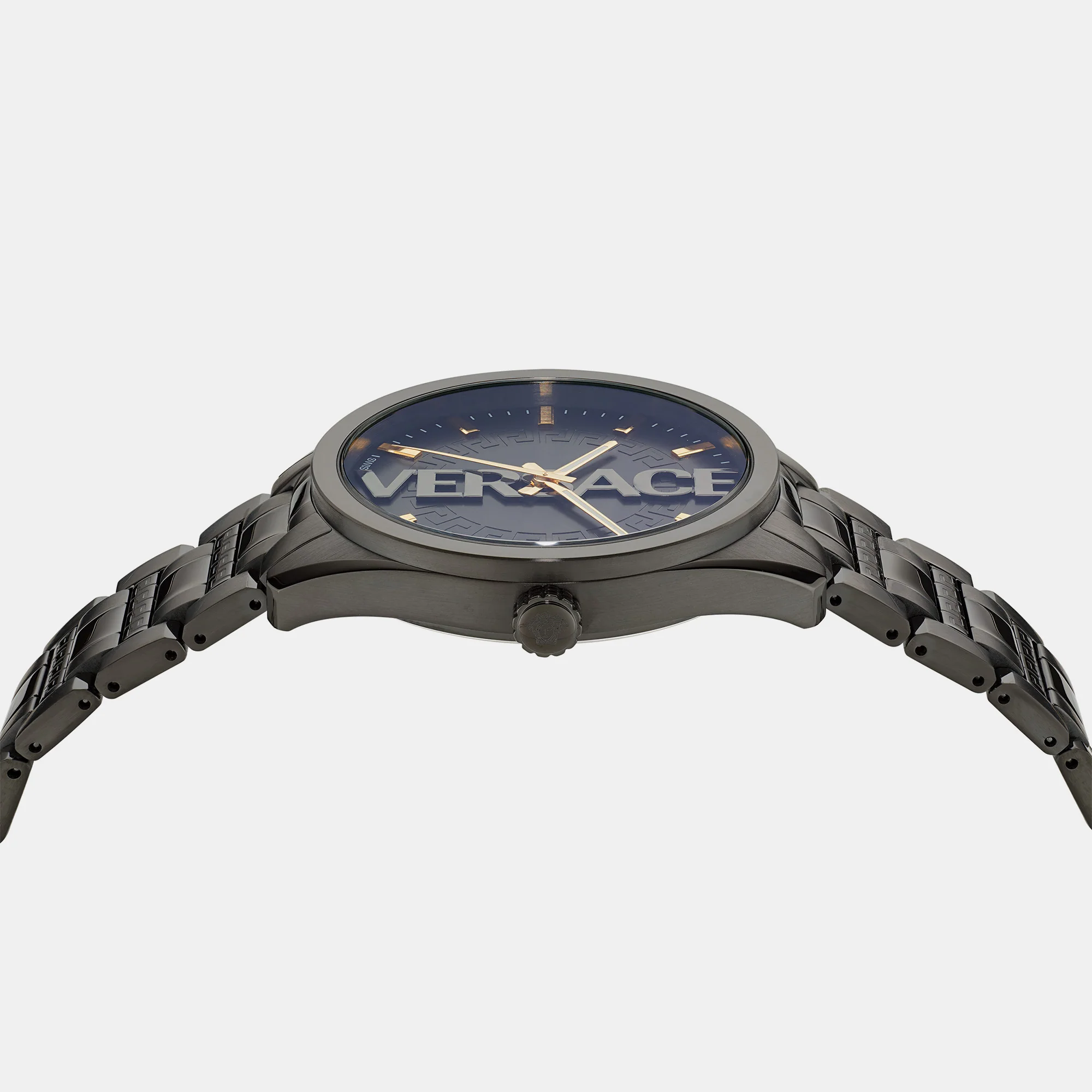 V-Vertical Men Quartz Grey Dial Analog Stainless Steel Watch VE3H00522 - Image 3