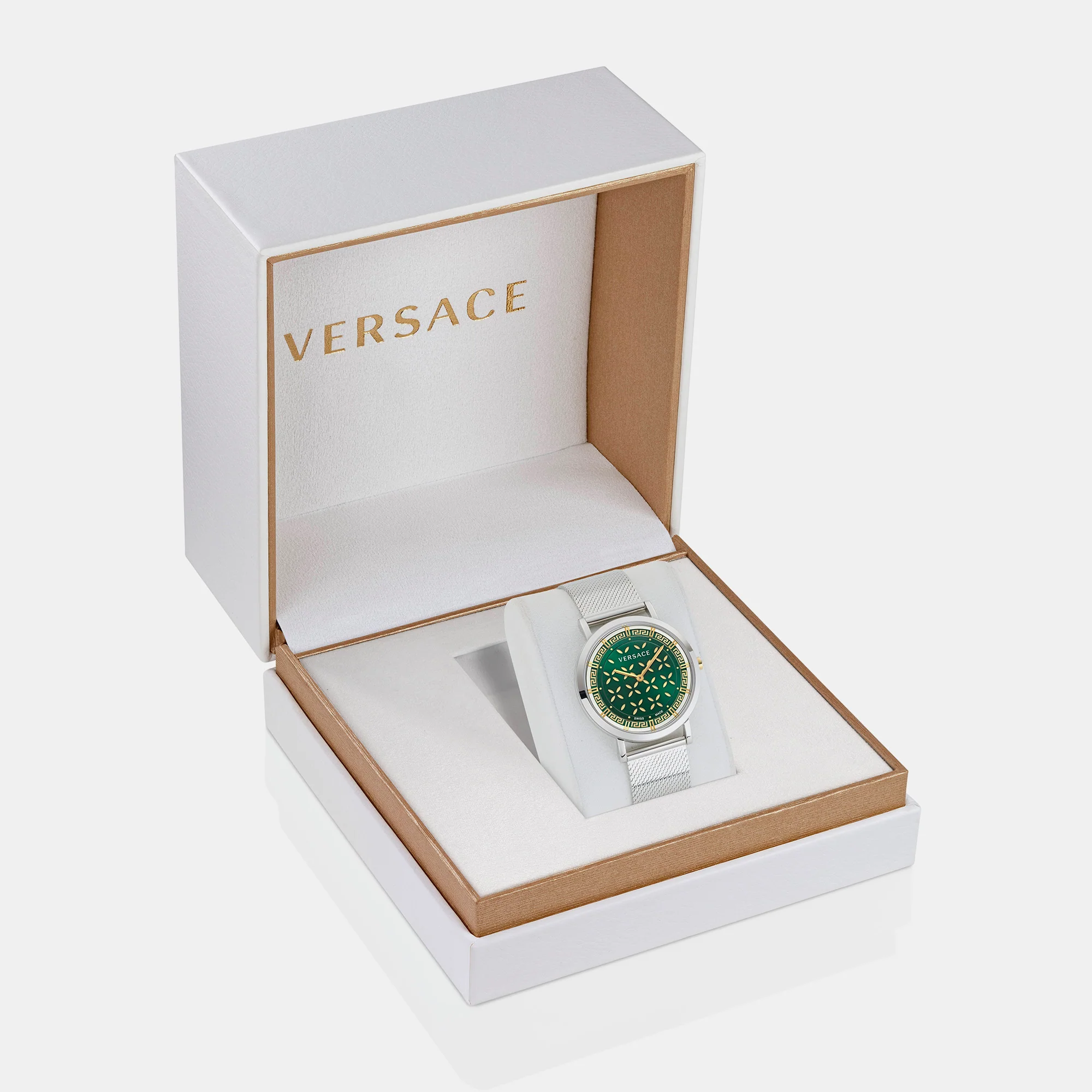 Ver.New Generation(Wc-3M) Women Quartz Green Dial Analog Stainless Steel Watch VE3M01123 - Image 4