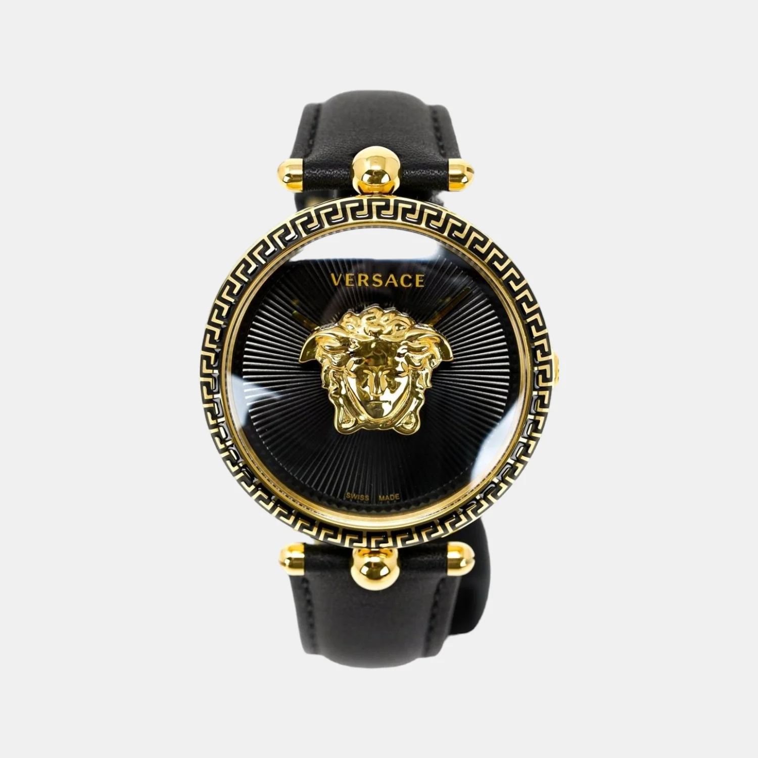 Women Quartz Black Dial Analog Leather Watch VECO01922