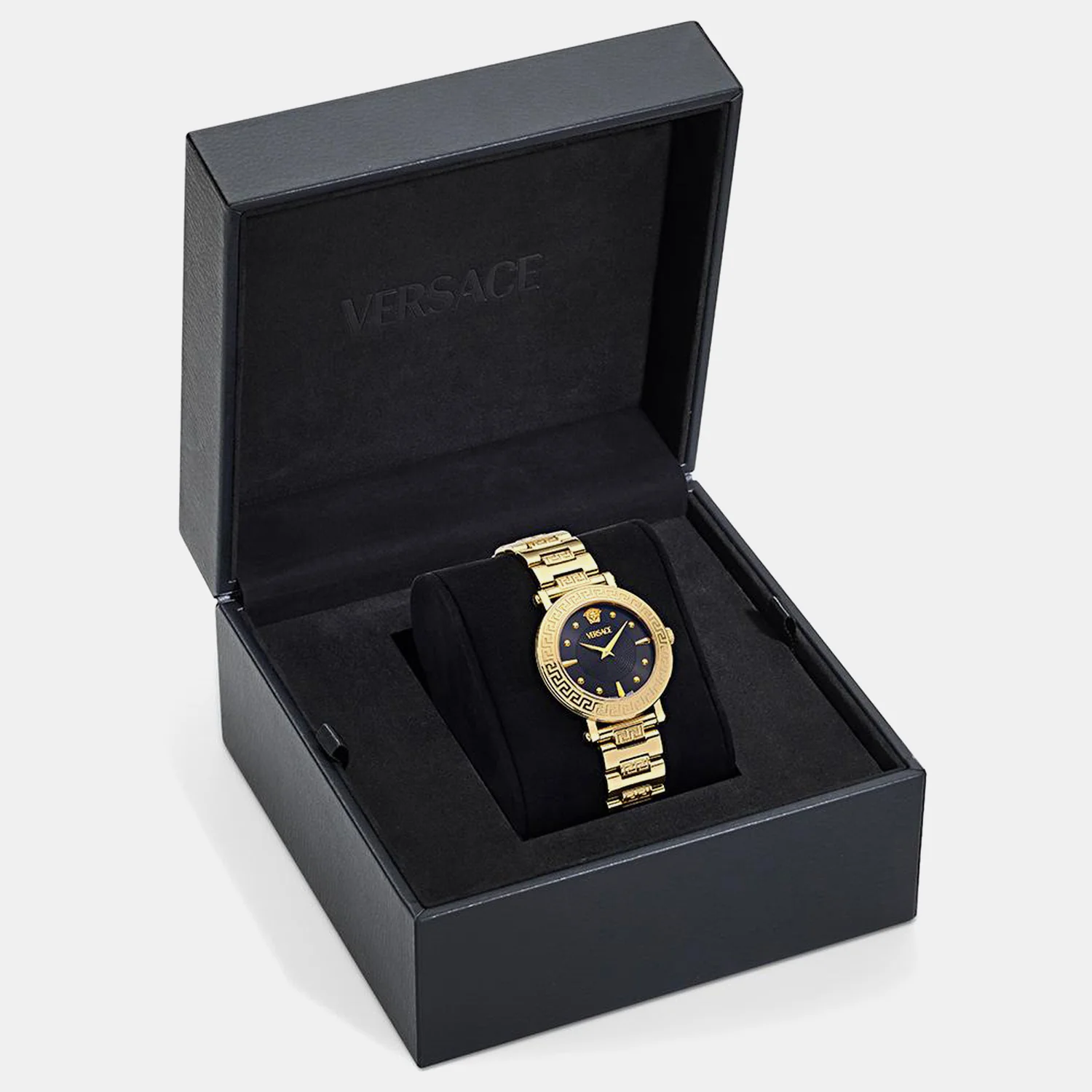 Women Quartz Black Sunray Dial Analog Stainless Steel Watch VE9C00724 - Image 5
