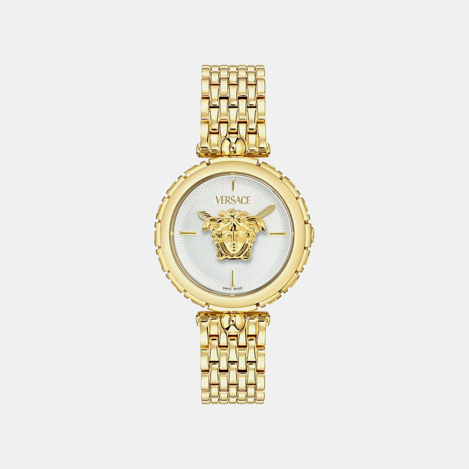 Women Quartz Silver White Dial Analog Stainless Steel Watch VE9D00524