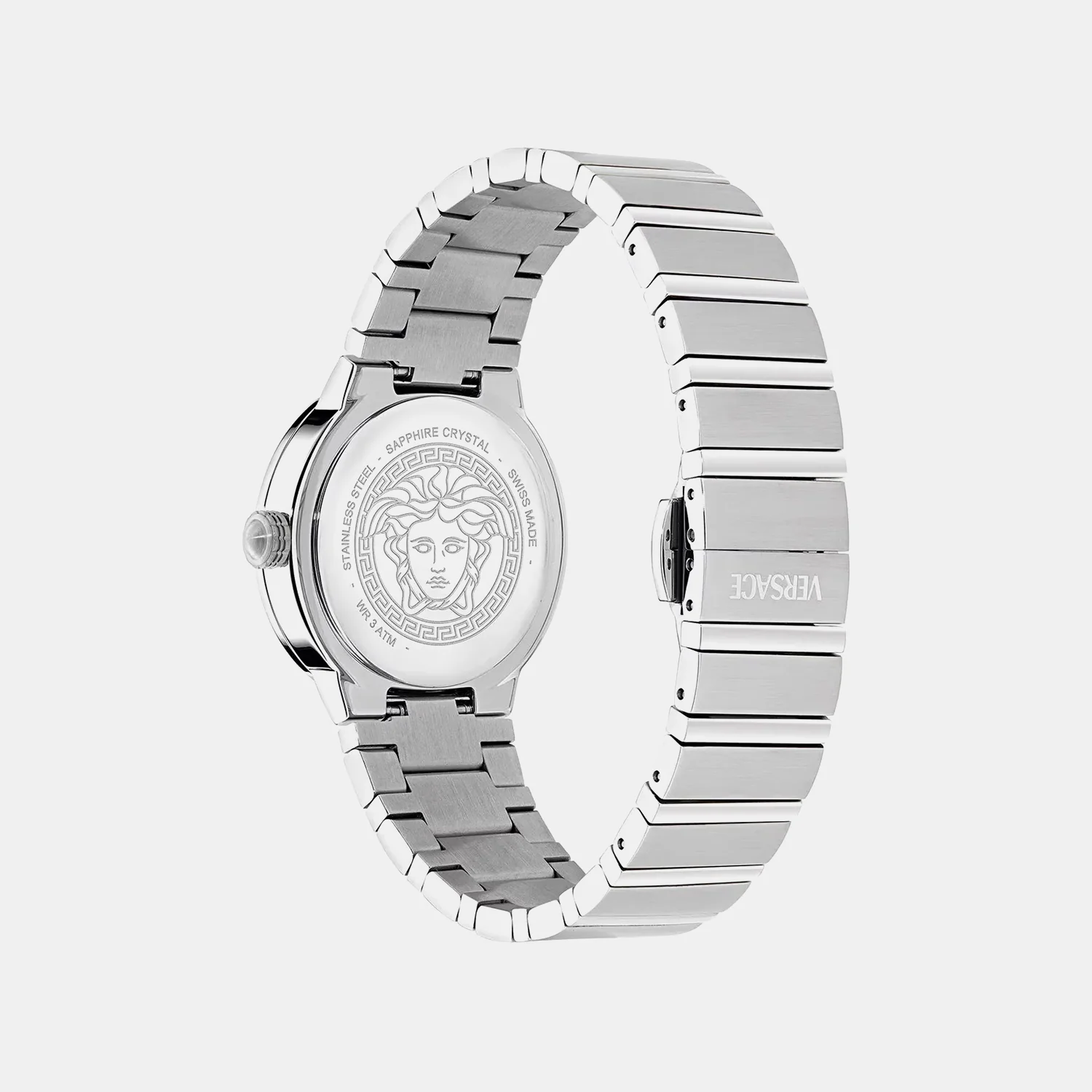 Women Quartz Tiffany Mother Of Pearl Dial Analog Recycled Steel Watch VE0S00225 - Image 3
